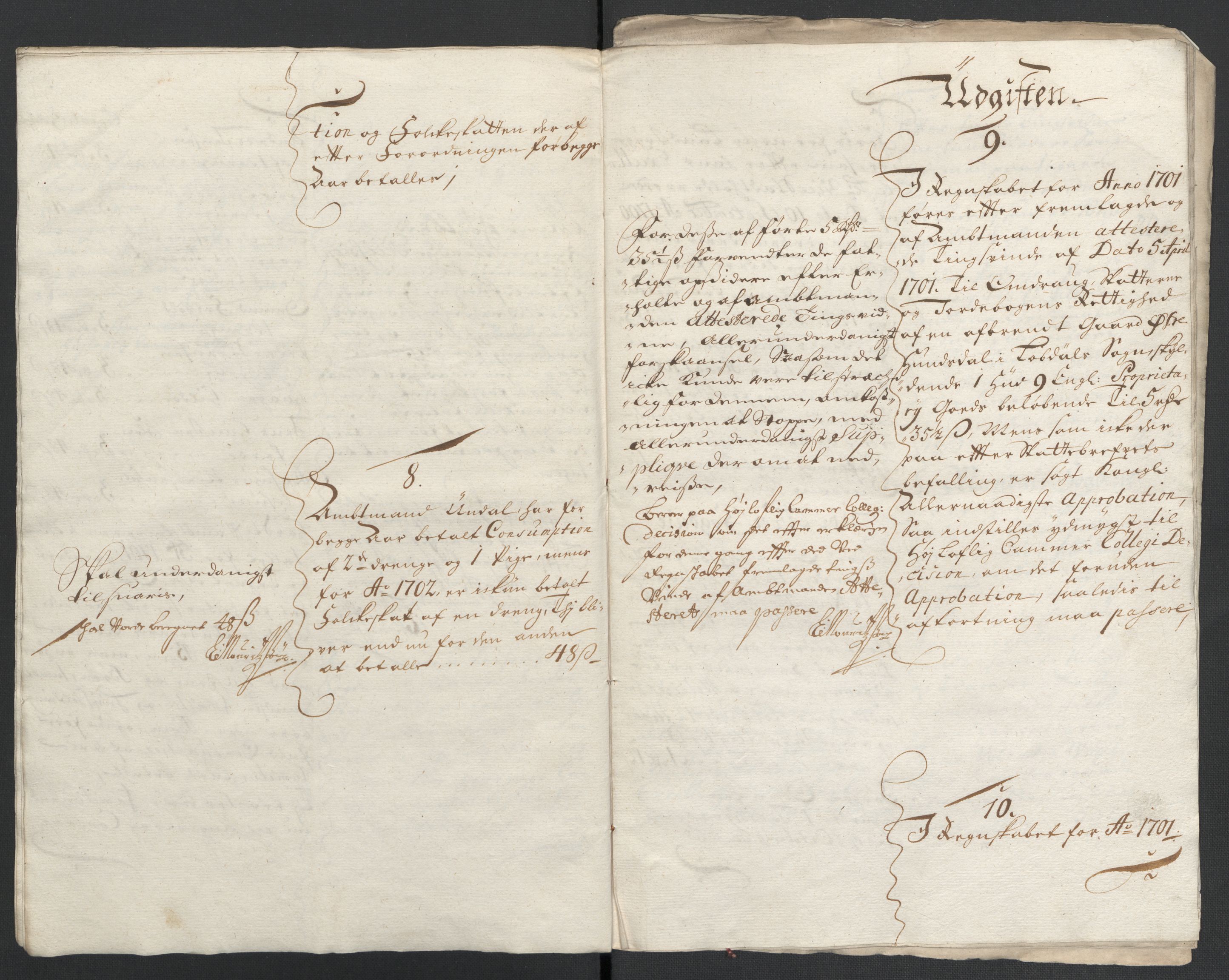 Rentekammeret inntil 1814, Reviderte regnskaper, Fogderegnskap, AV/RA-EA-4092/R43/L2549: Fogderegnskap Lista og Mandal, 1701-1702, s. 368