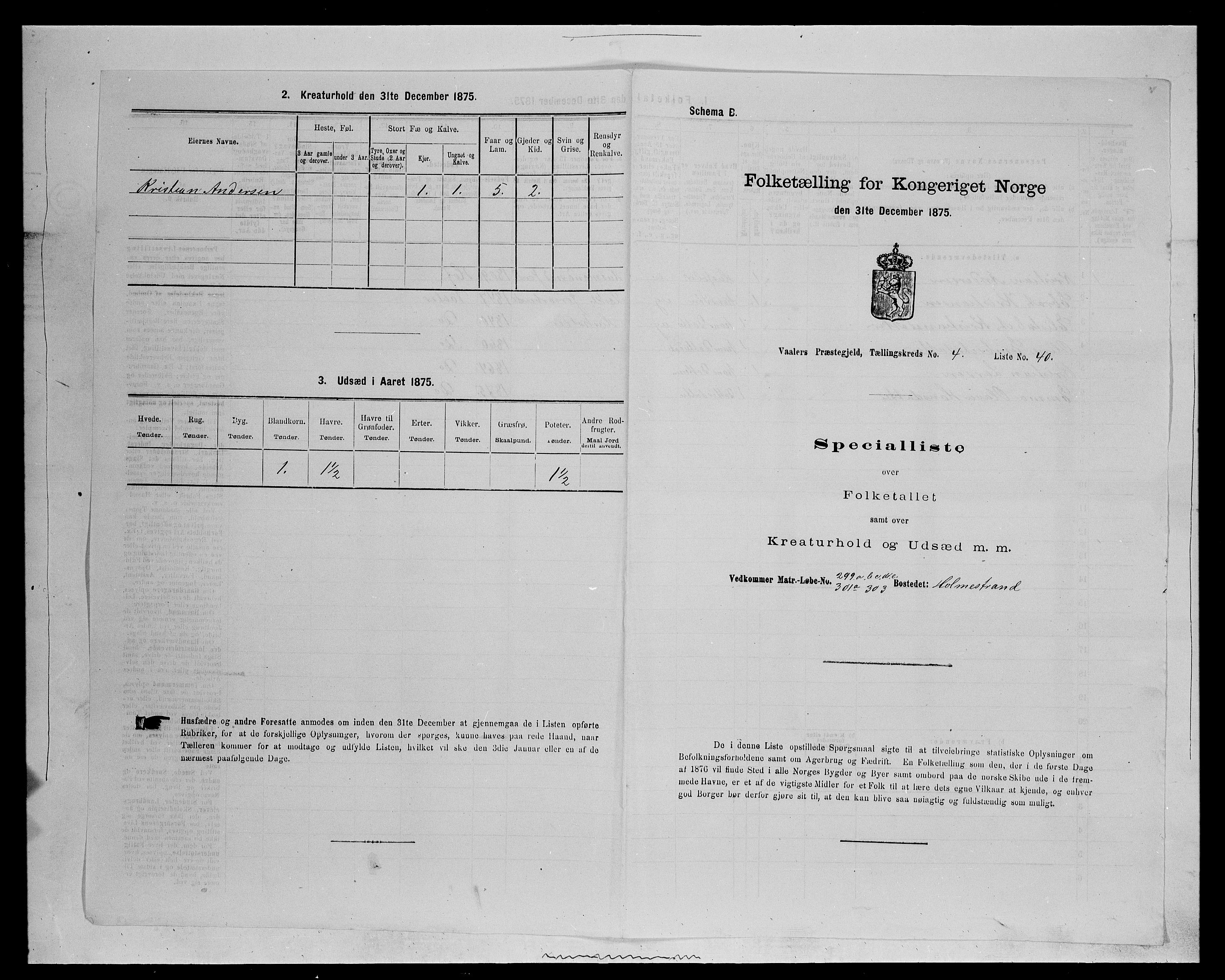 SAH, Folketelling 1875 for 0426P Våler prestegjeld (Hedmark), 1875, s. 573