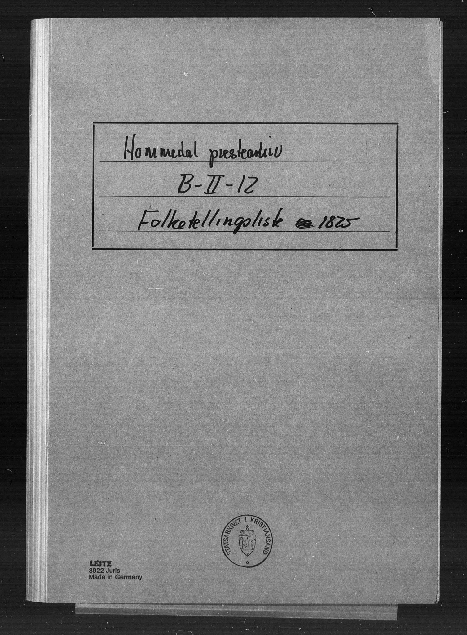 SAK, Folketelling 1825 for Homedal prestegjeld, 0924S1 Landvik sokn og 0925S2 Eide sokn, 1825, s. 1