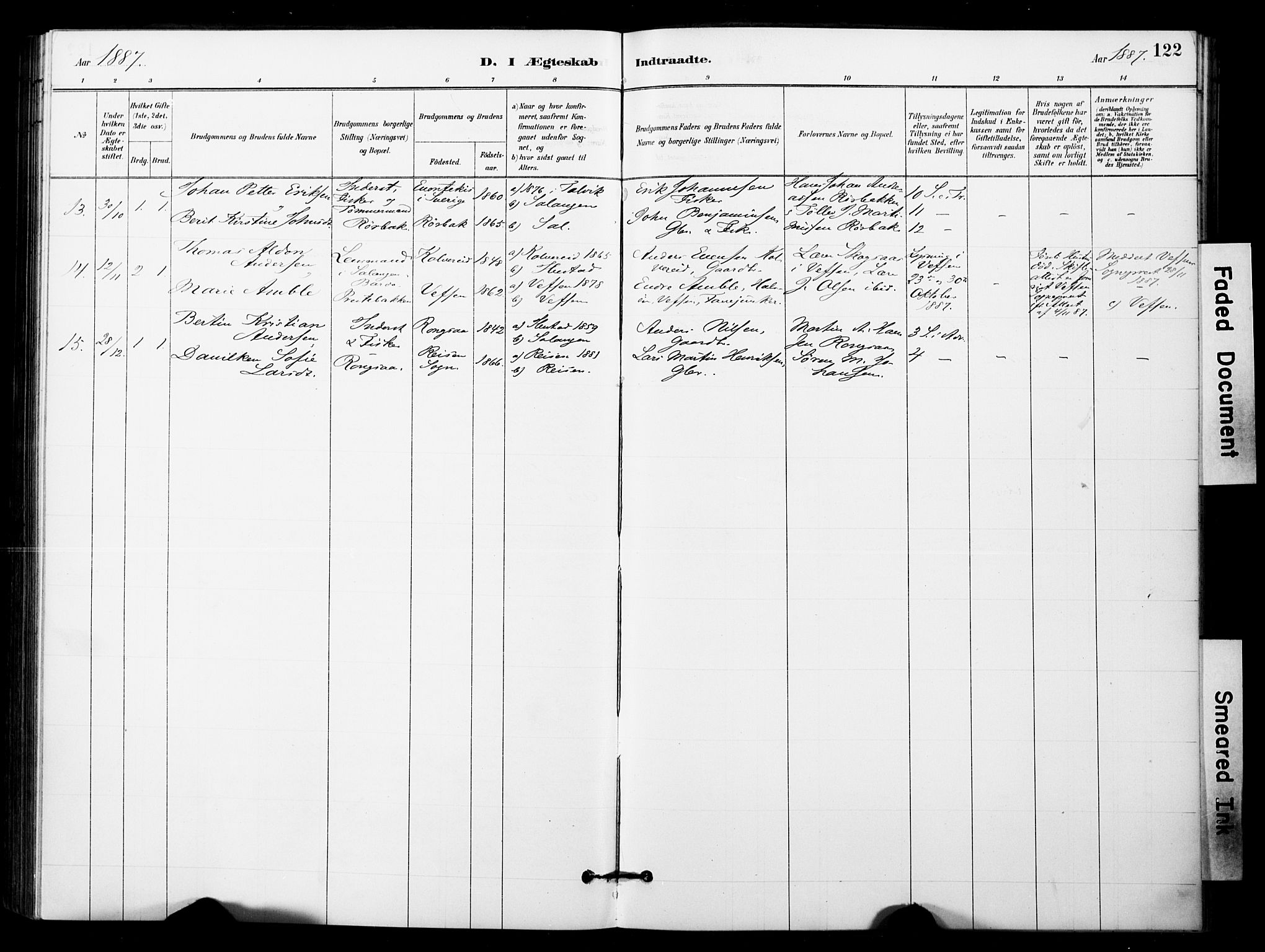 Ibestad sokneprestembete, AV/SATØ-S-0077/H/Ha/Haa/L0014kirke: Ministerialbok nr. 14, 1880-1887, s. 122