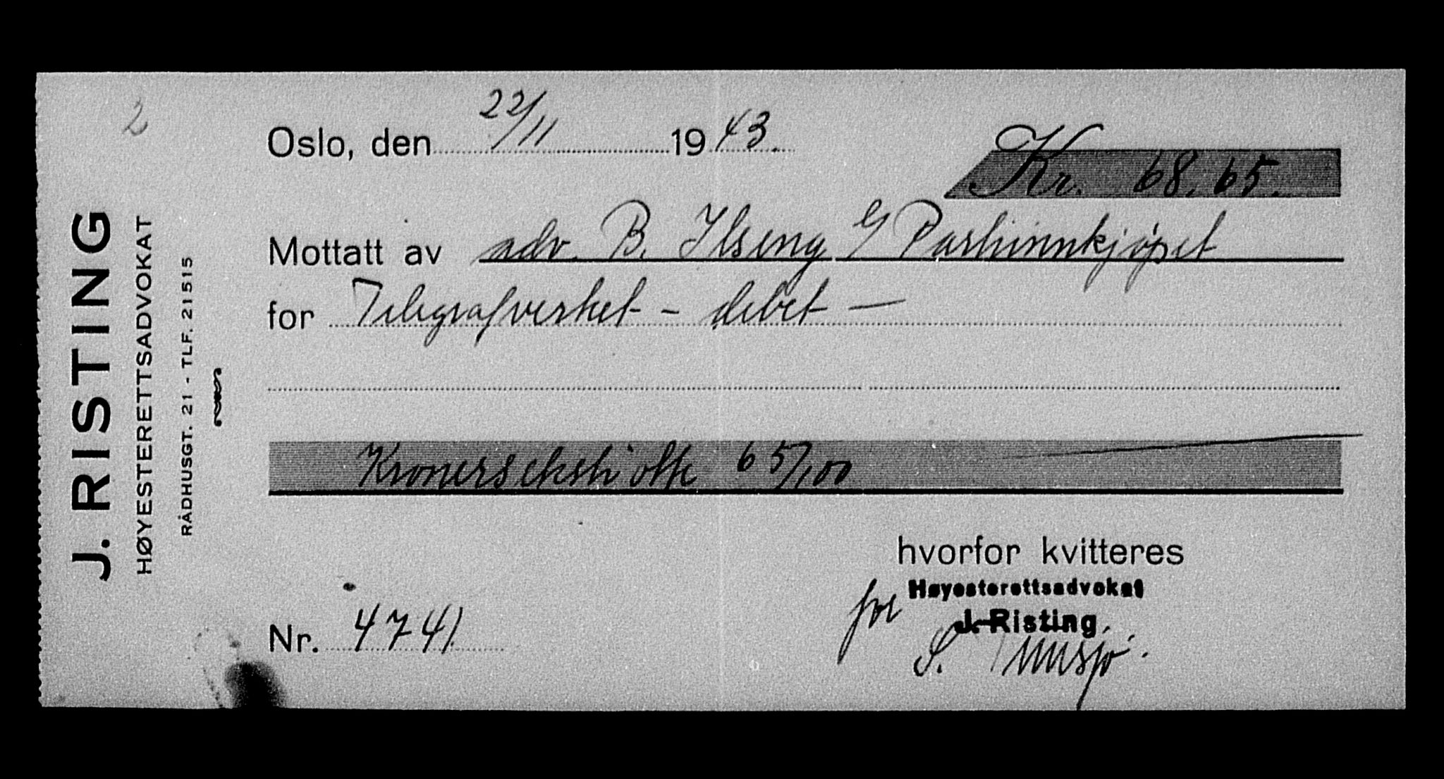 Justisdepartementet, Tilbakeføringskontoret for inndratte formuer, AV/RA-S-1564/H/Hc/Hcc/L0948: --, 1945-1947, s. 125