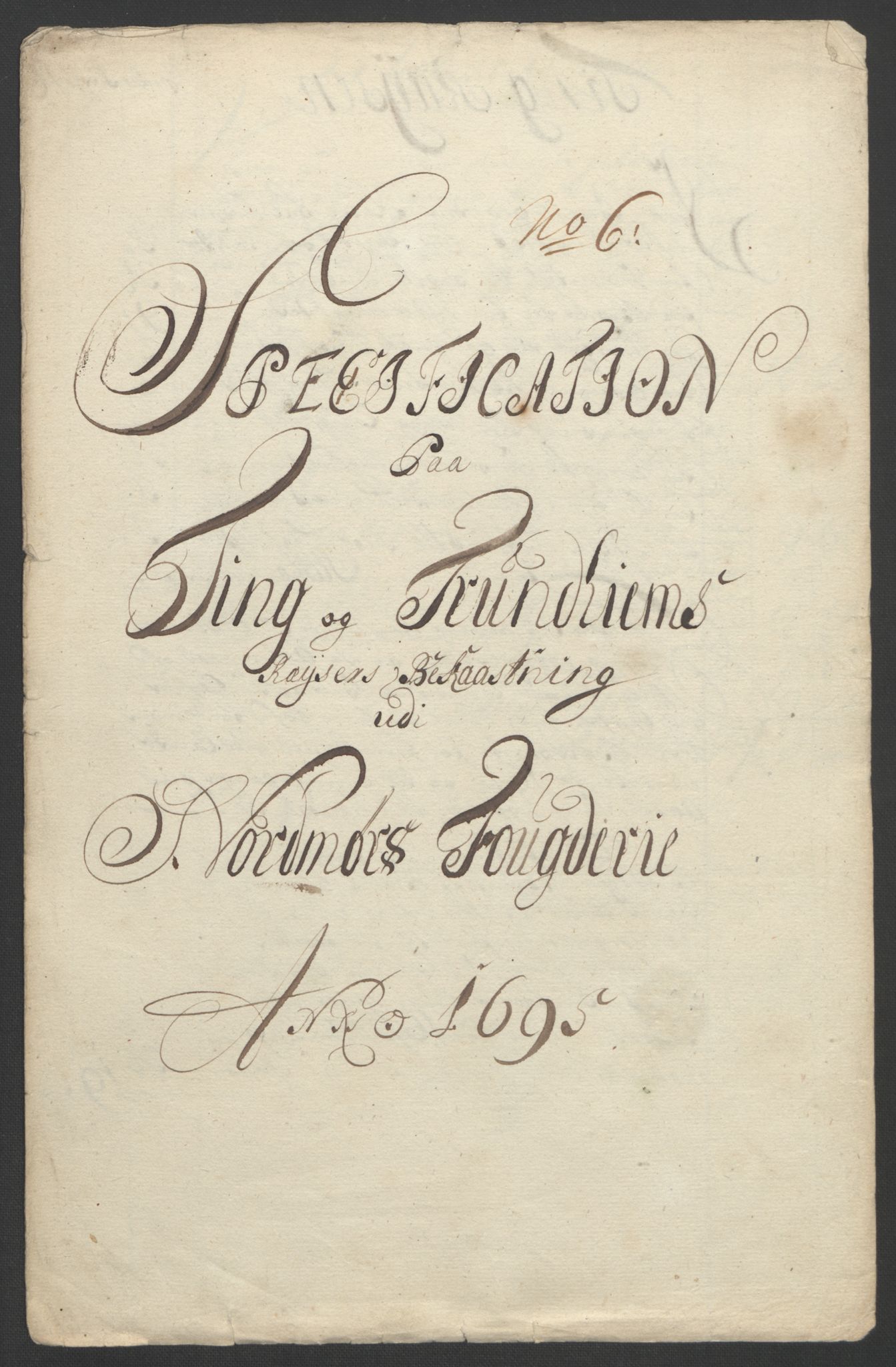 Rentekammeret inntil 1814, Reviderte regnskaper, Fogderegnskap, AV/RA-EA-4092/R56/L3736: Fogderegnskap Nordmøre, 1694-1696, s. 189