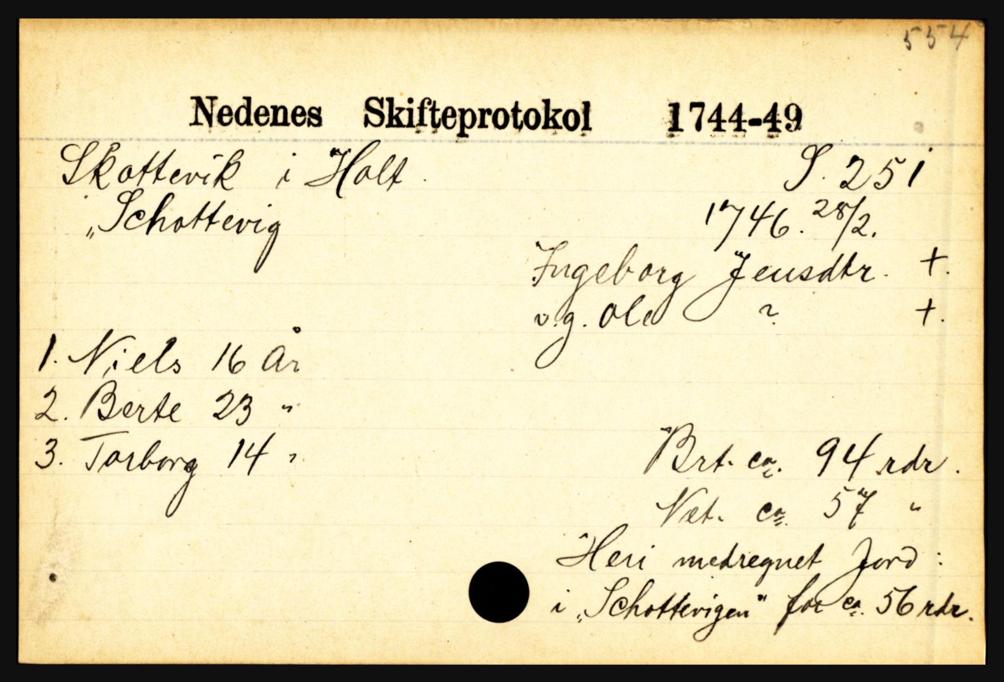 Nedenes sorenskriveri før 1824, AV/SAK-1221-0007/H, s. 27169