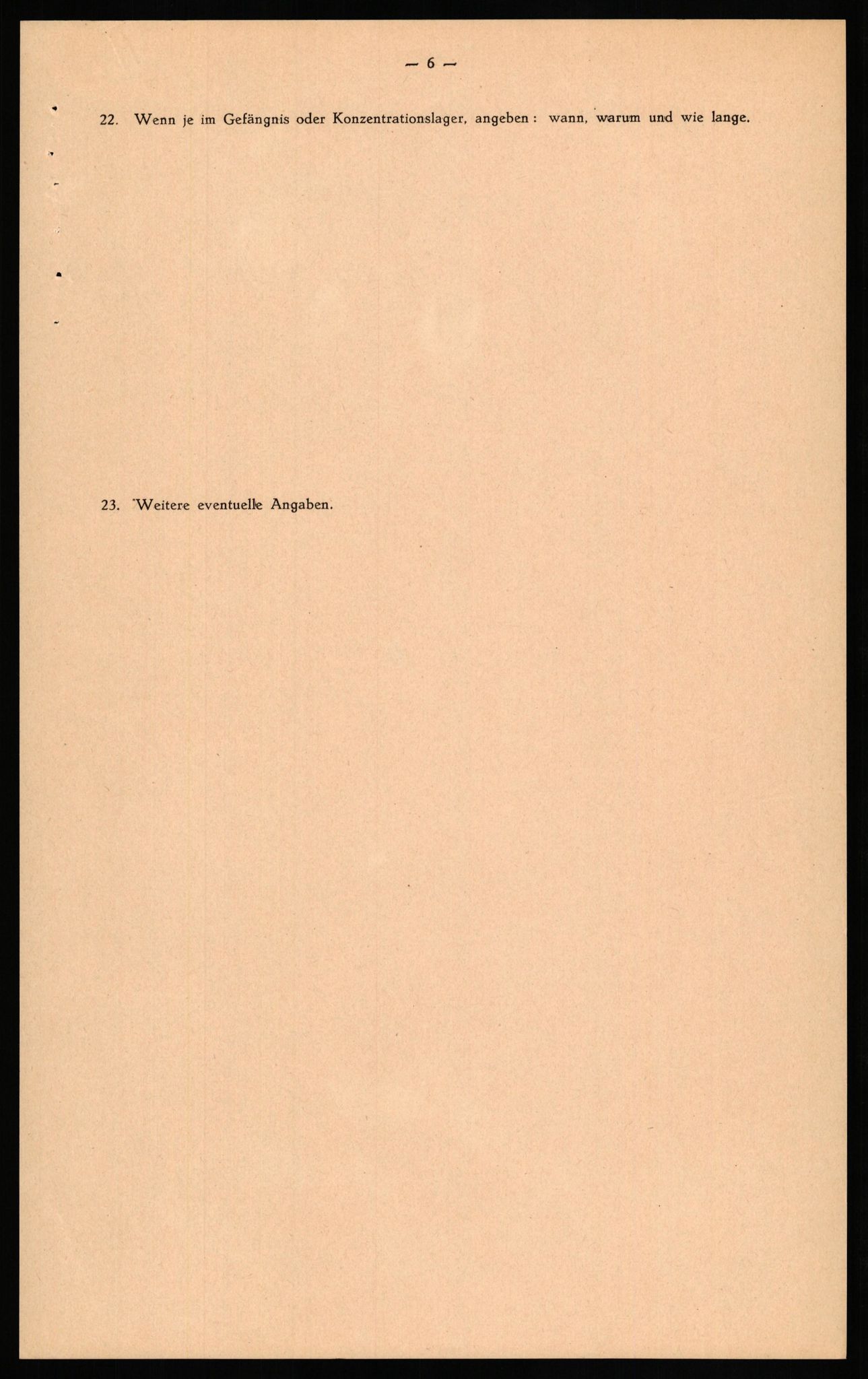 Forsvaret, Forsvarets overkommando II, RA/RAFA-3915/D/Db/L0024: CI Questionaires. Tyske okkupasjonsstyrker i Norge. Tyskere., 1945-1946, s. 355