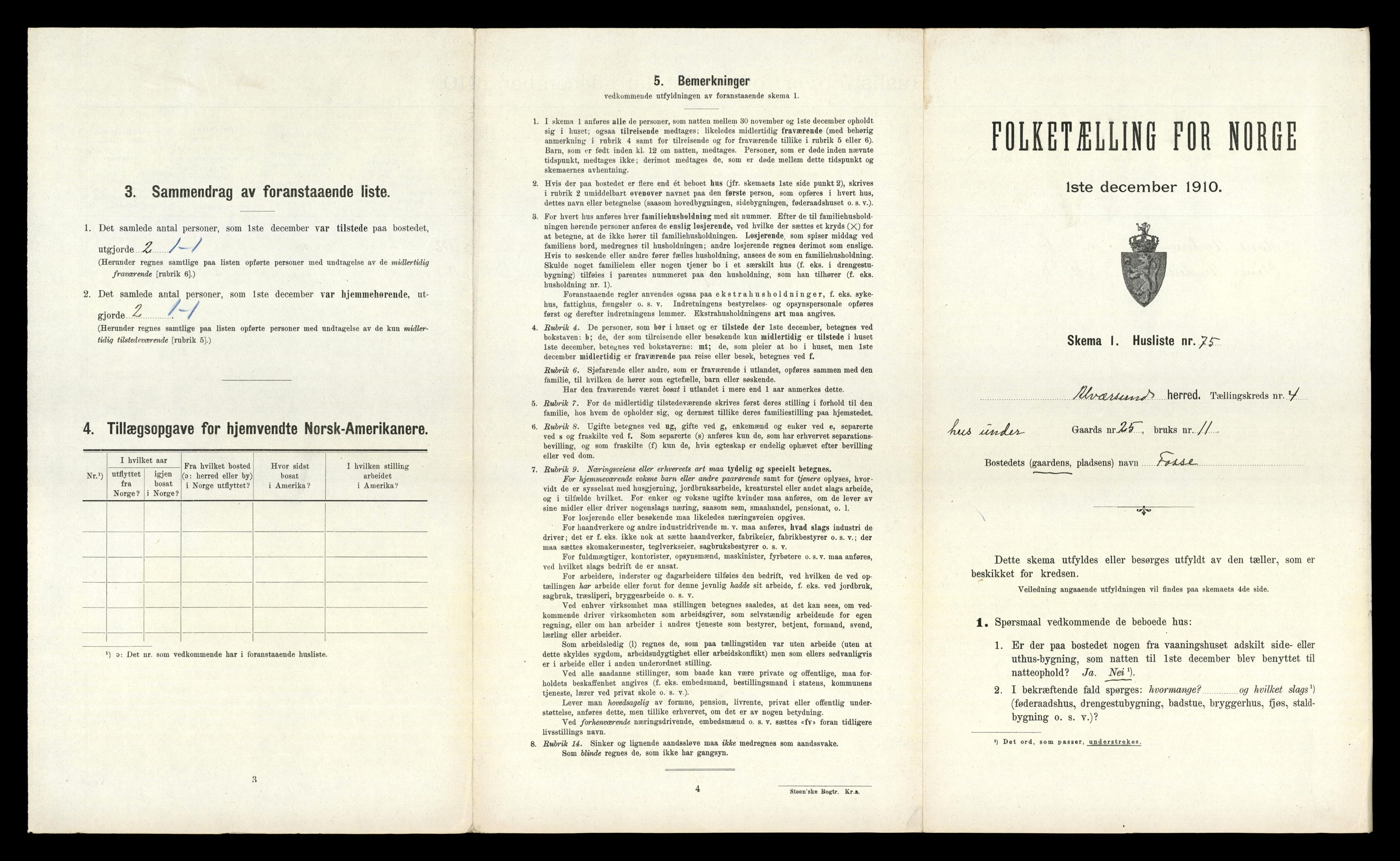 RA, Folketelling 1910 for 1257 Alversund herred, 1910, s. 422