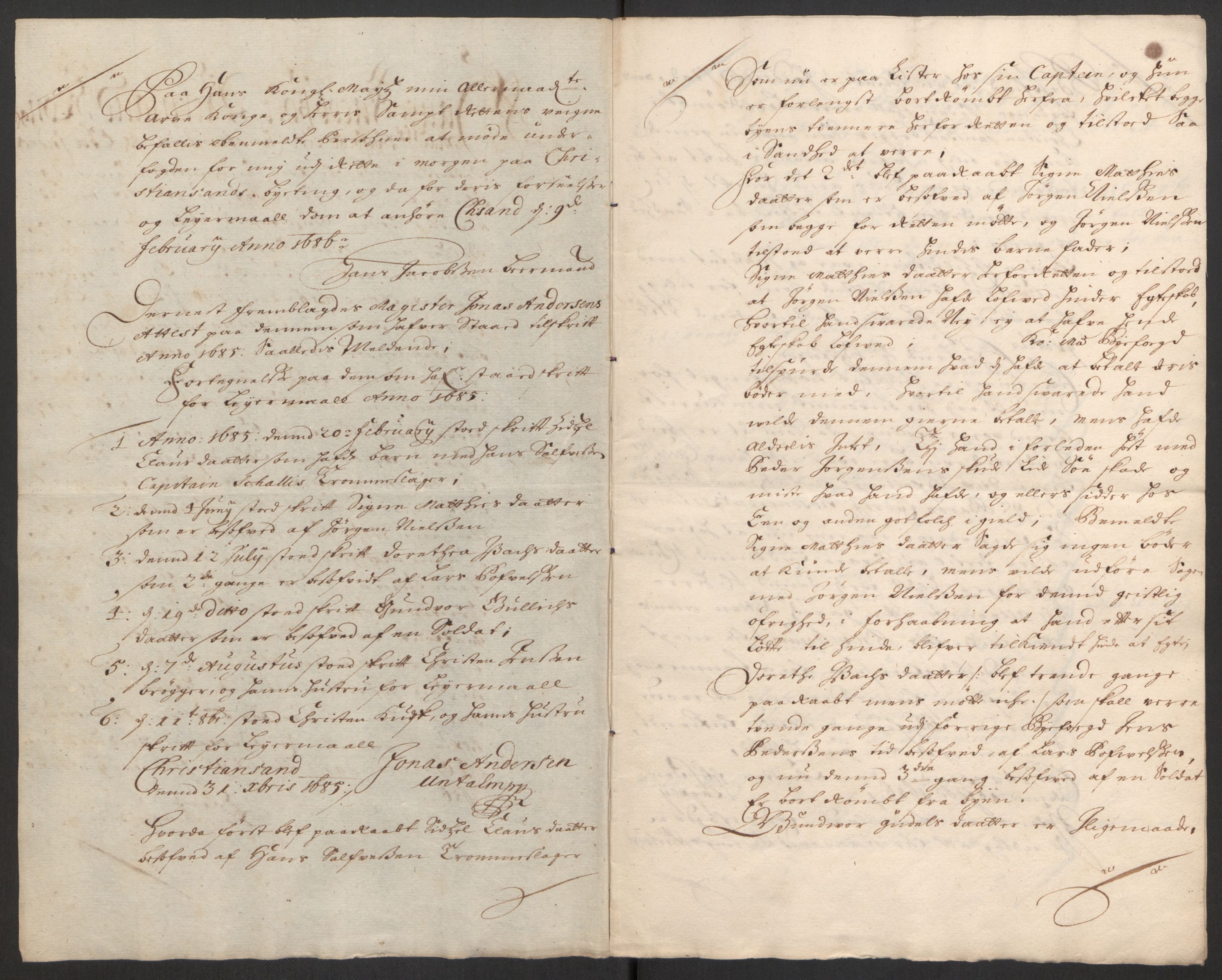 Rentekammeret inntil 1814, Reviderte regnskaper, Byregnskaper, AV/RA-EA-4066/R/Rm/L0285: [M18] Sikt og sakefall, 1681-1718, s. 60