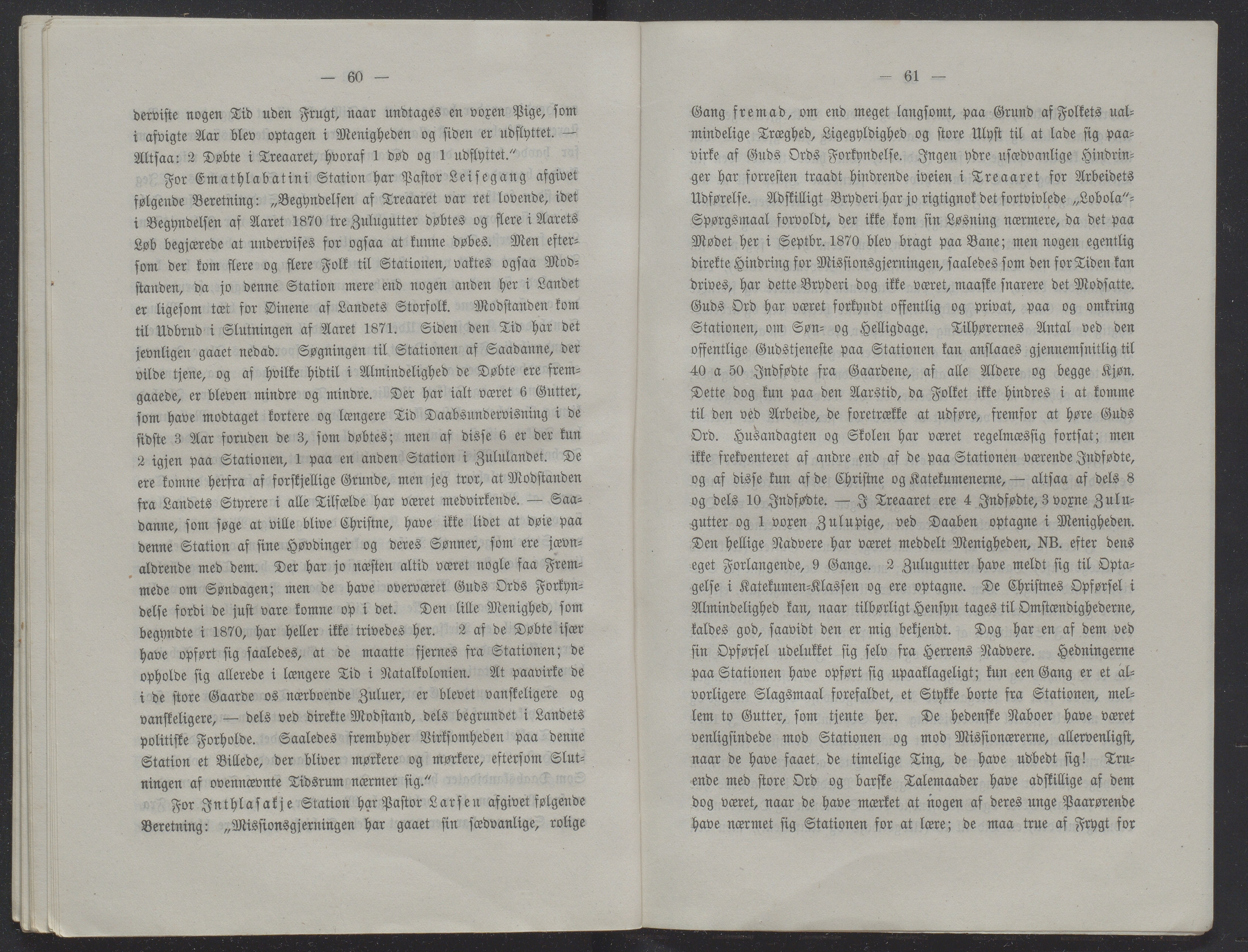 Det Norske Misjonsselskap - hovedadministrasjonen, VID/MA-A-1045/D/Db/Dba/L0338/0001: Beretninger, Bøker, Skrifter o.l   / Årsberetninger 31, 1873, s. 60-61