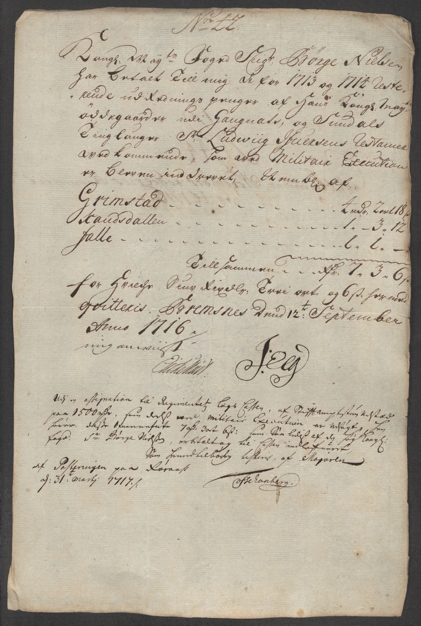 Rentekammeret inntil 1814, Reviderte regnskaper, Fogderegnskap, AV/RA-EA-4092/R56/L3749: Fogderegnskap Nordmøre, 1716, s. 222