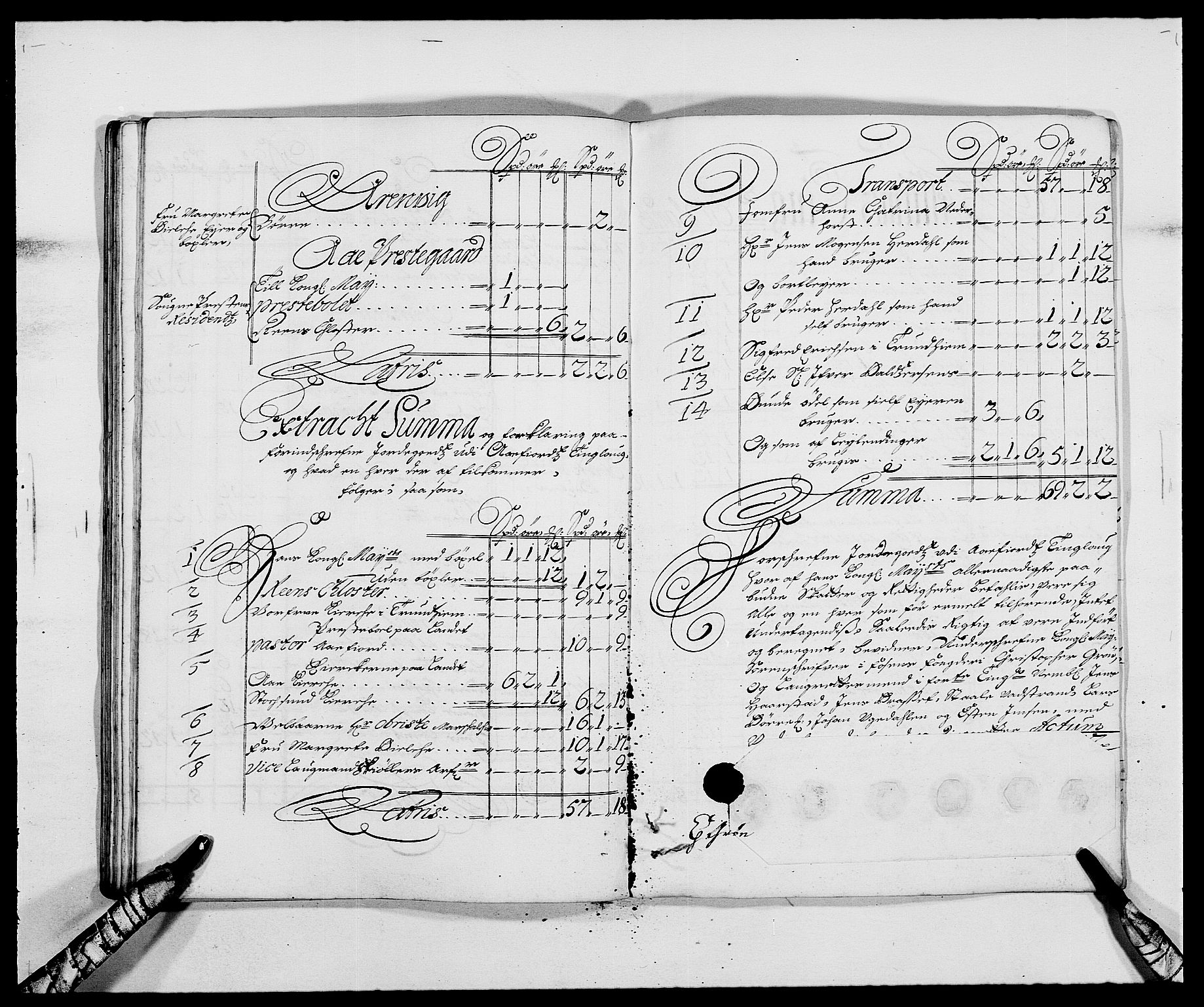 Rentekammeret inntil 1814, Reviderte regnskaper, Fogderegnskap, AV/RA-EA-4092/R57/L3845: Fogderegnskap Fosen, 1687, s. 188