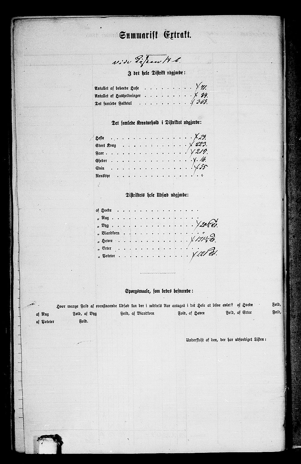 RA, Folketelling 1865 for 1531P Borgund prestegjeld, 1865, s. 252