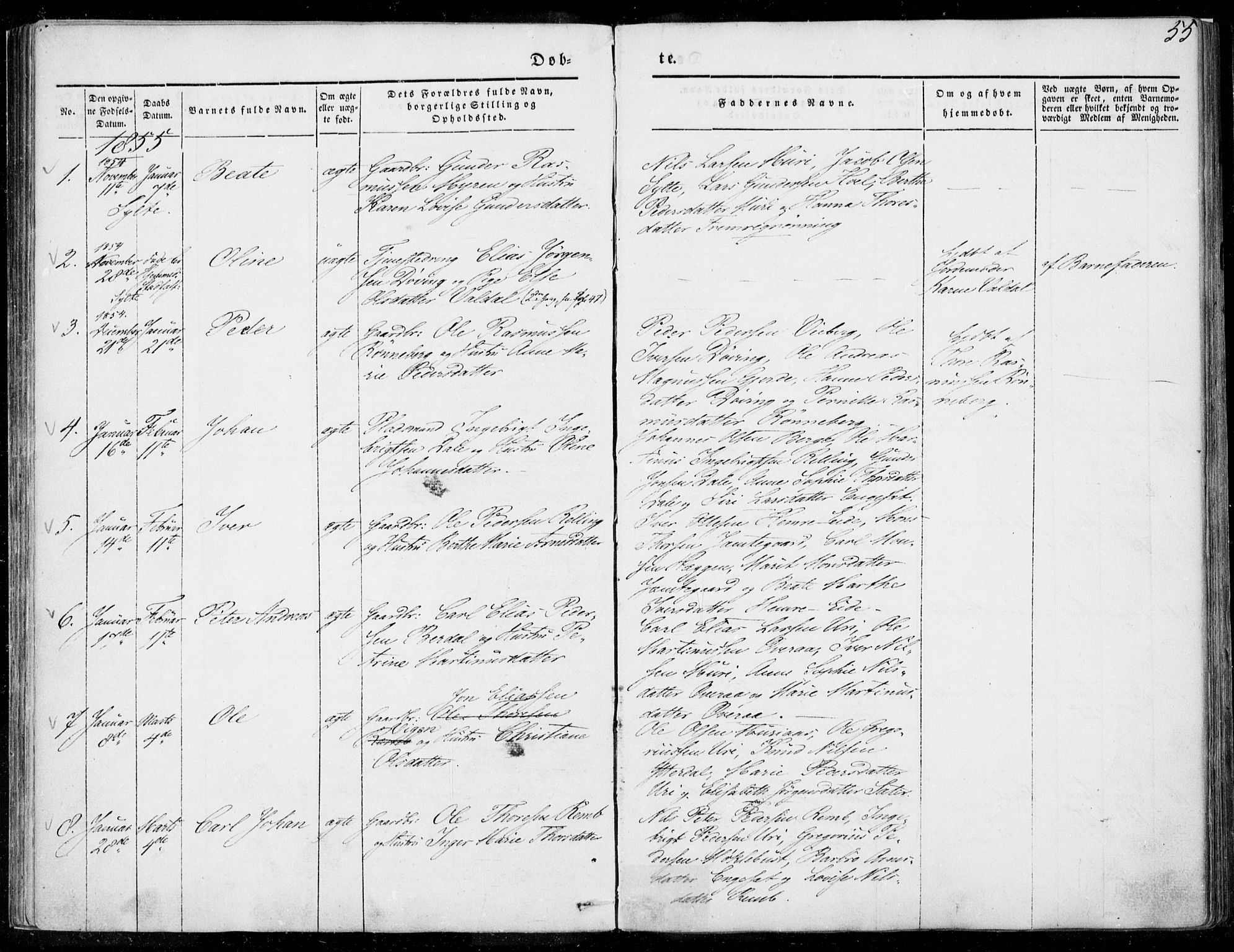 Ministerialprotokoller, klokkerbøker og fødselsregistre - Møre og Romsdal, AV/SAT-A-1454/519/L0249: Ministerialbok nr. 519A08, 1846-1868, s. 55