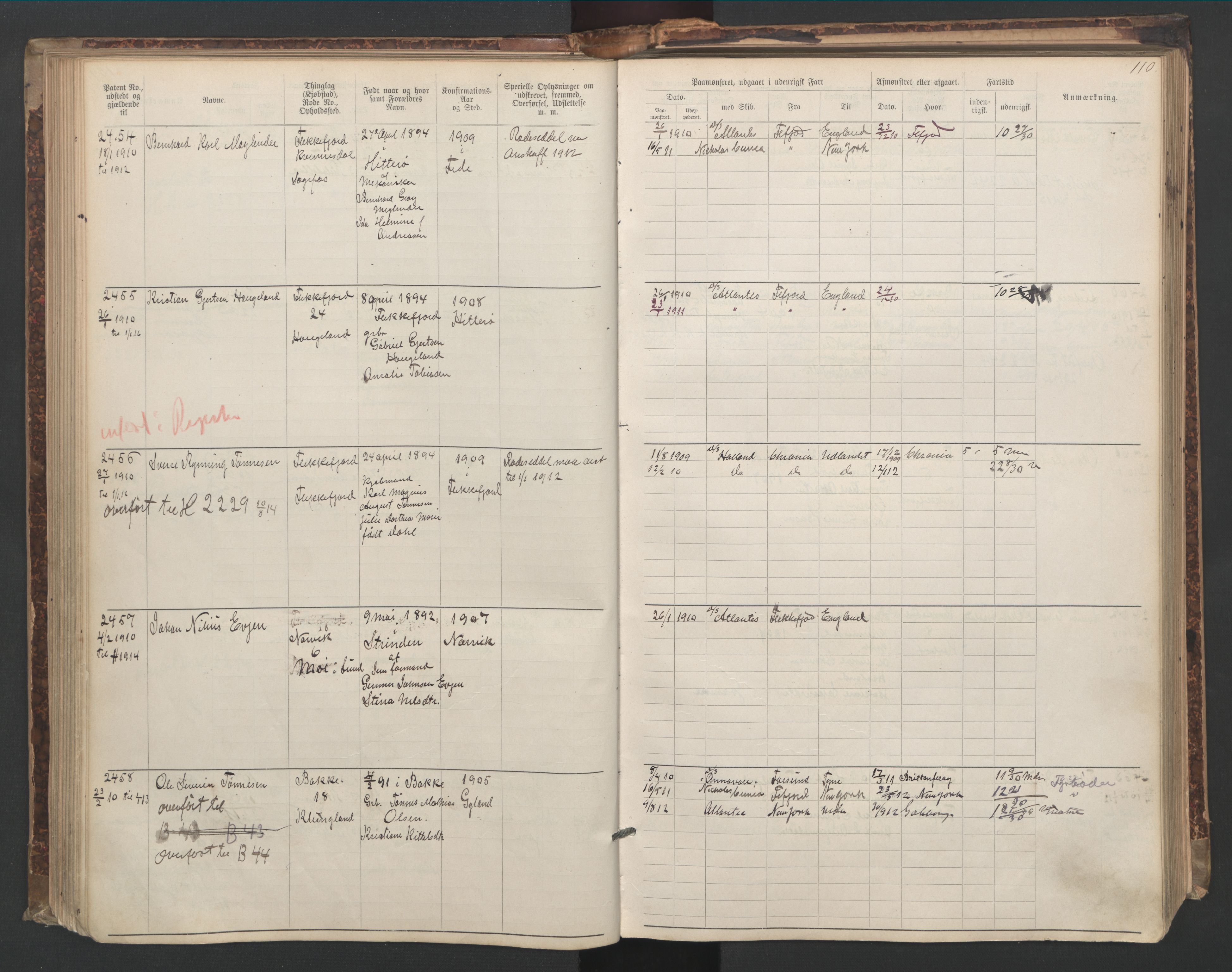 Flekkefjord mønstringskrets, SAK/2031-0018/F/Fa/L0006: Annotasjonsrulle nr 1916-2964 med register, Æ-3, 1891-1948, s. 140