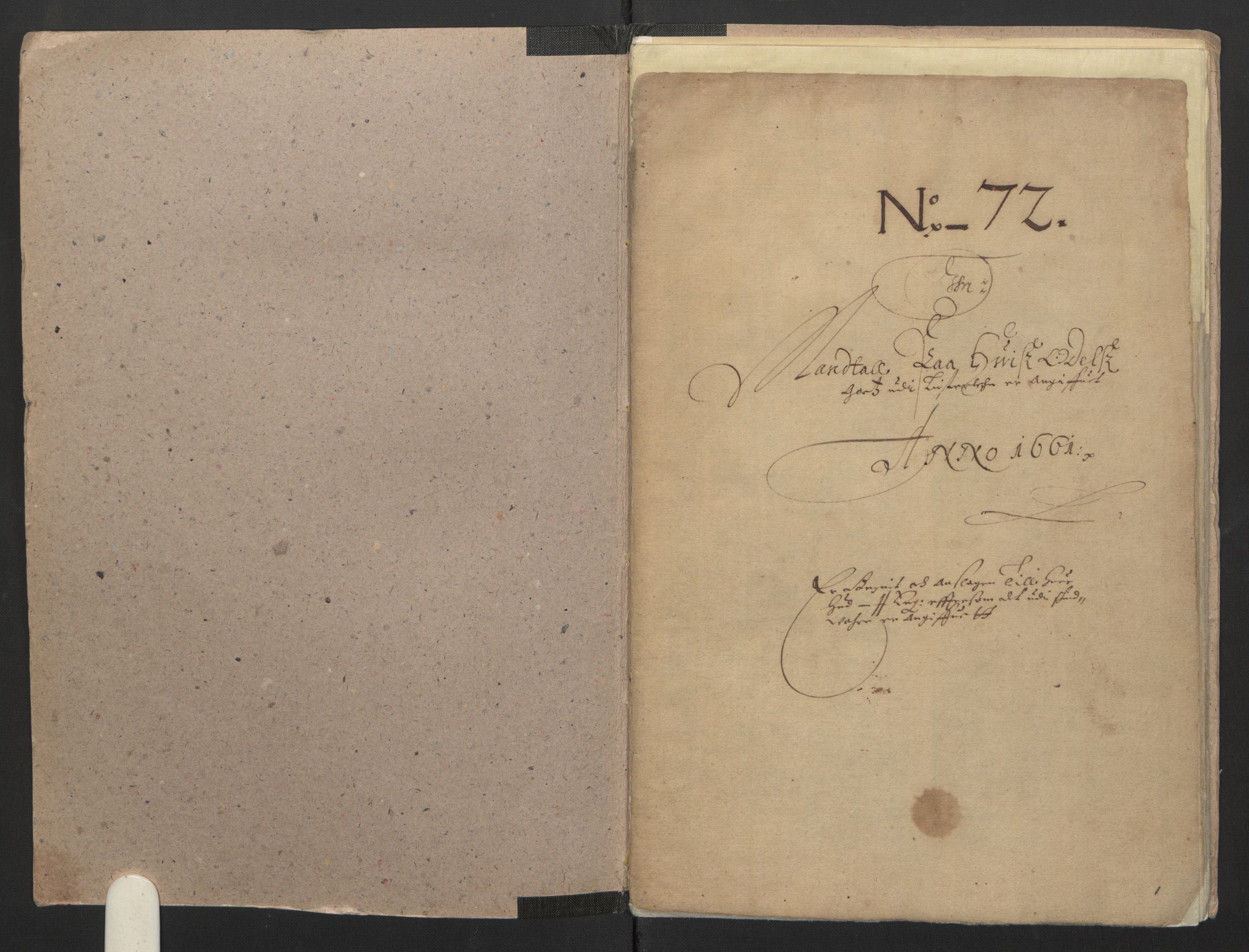 Rentekammeret inntil 1814, Realistisk ordnet avdeling, AV/RA-EA-4070/L/L0022/0005: Agder lagdømme: / Odelsjordebok. Lista len, 1661, s. 1a