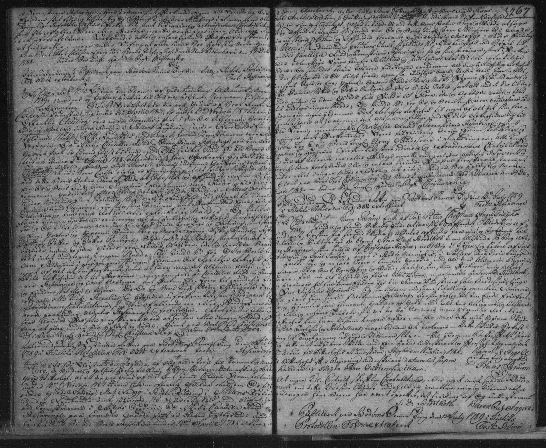 Salten sorenskriveri, SAT/A-4578/1/2/2C/L0001: Pantebok nr. A, 1756-1789, s. 267