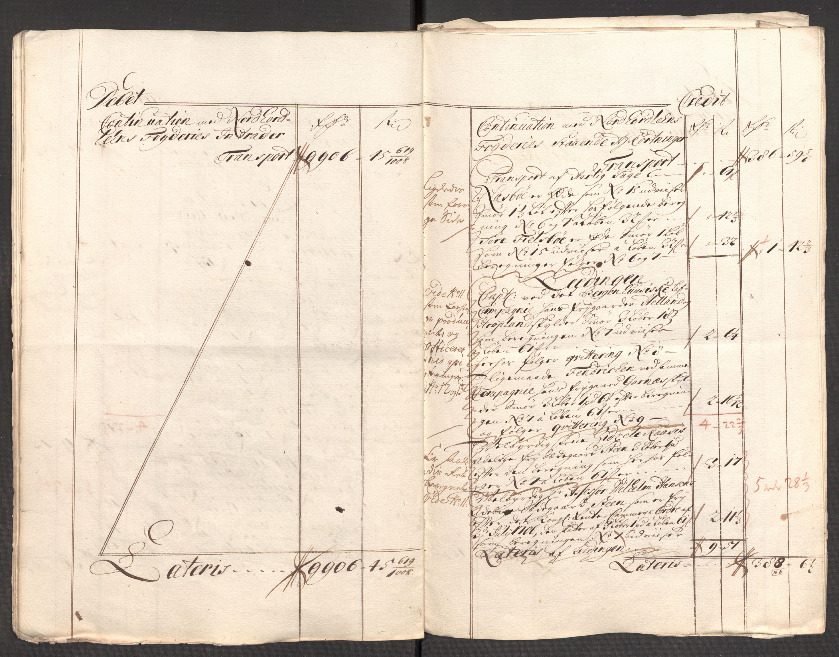 Rentekammeret inntil 1814, Reviderte regnskaper, Fogderegnskap, AV/RA-EA-4092/R51/L3188: Fogderegnskap Nordhordland og Voss, 1706-1707, s. 85