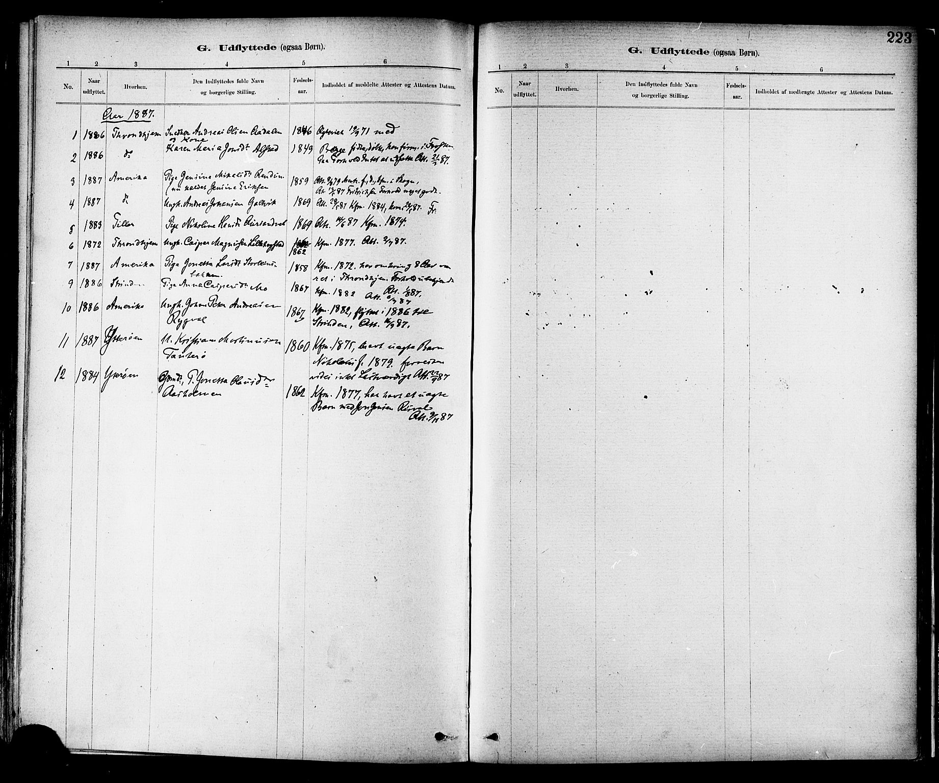 Ministerialprotokoller, klokkerbøker og fødselsregistre - Nord-Trøndelag, SAT/A-1458/713/L0120: Ministerialbok nr. 713A09, 1878-1887, s. 223