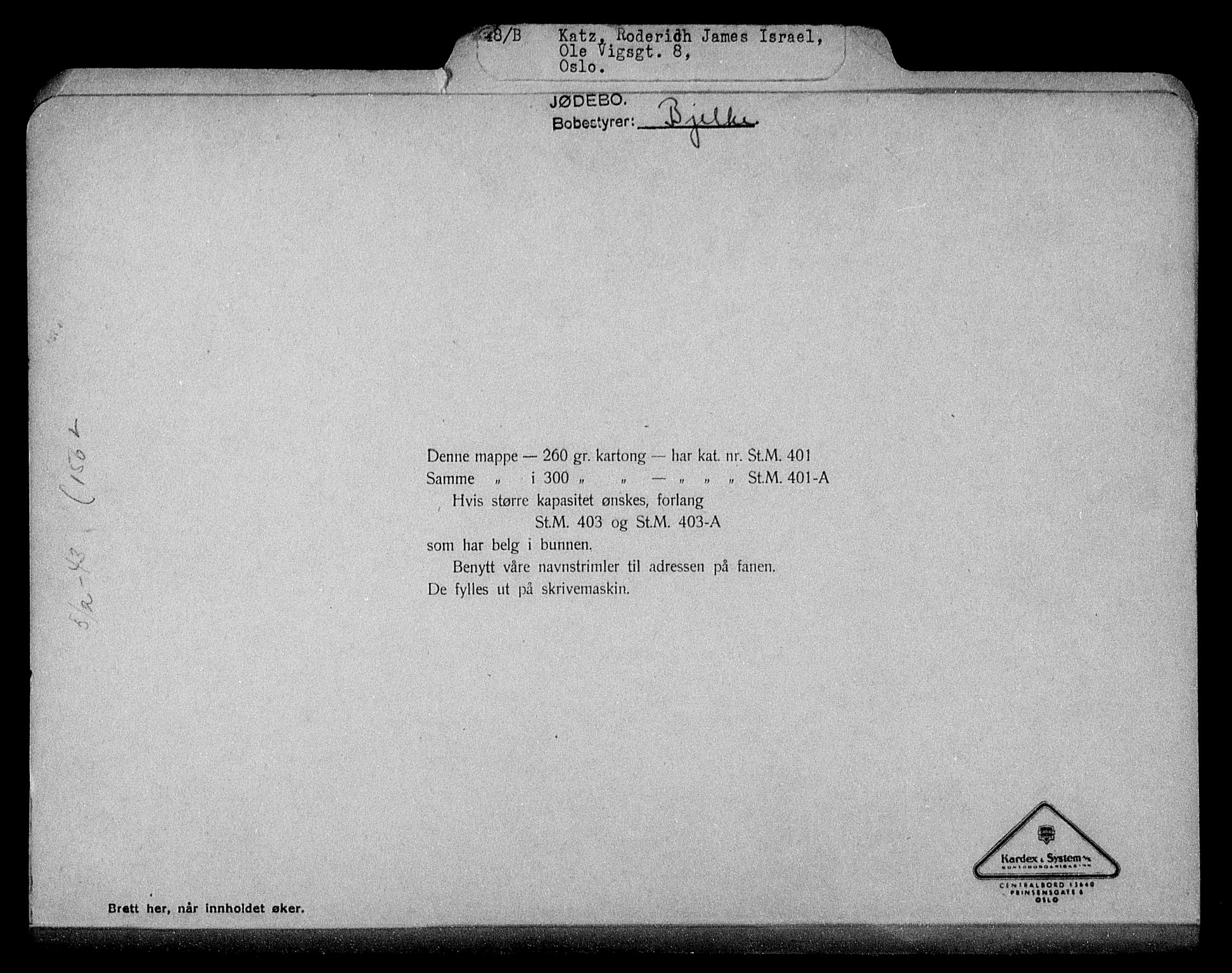 Justisdepartementet, Tilbakeføringskontoret for inndratte formuer, AV/RA-S-1564/H/Hc/Hcc/L0950: --, 1945-1947, s. 238