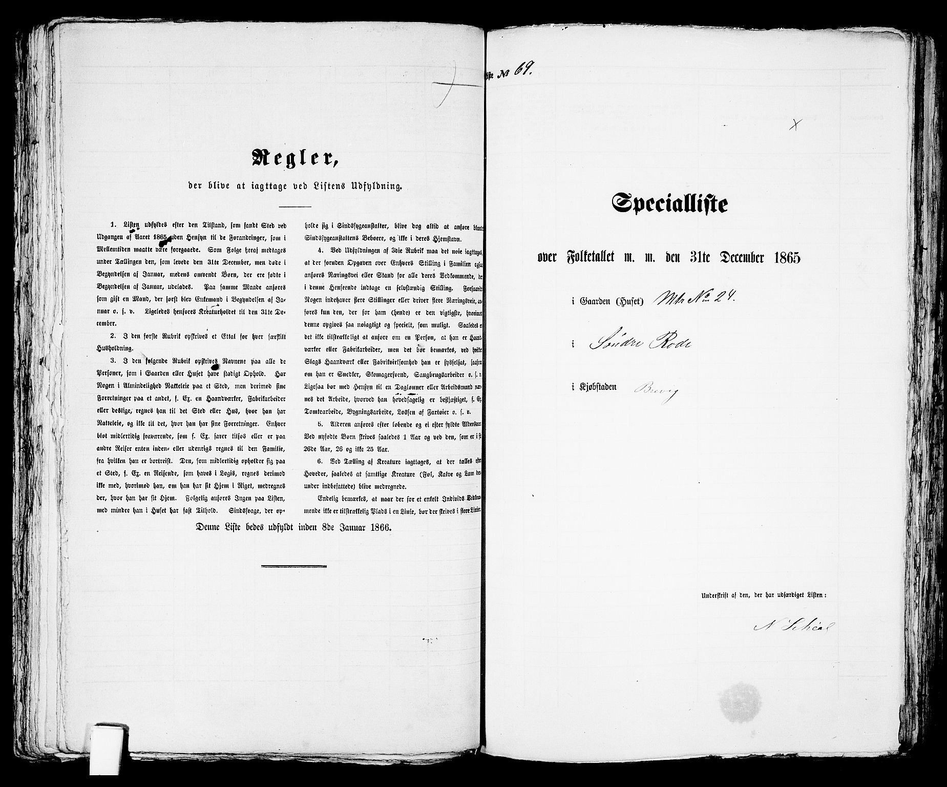 RA, Folketelling 1865 for 0804P Brevik prestegjeld, 1865, s. 515