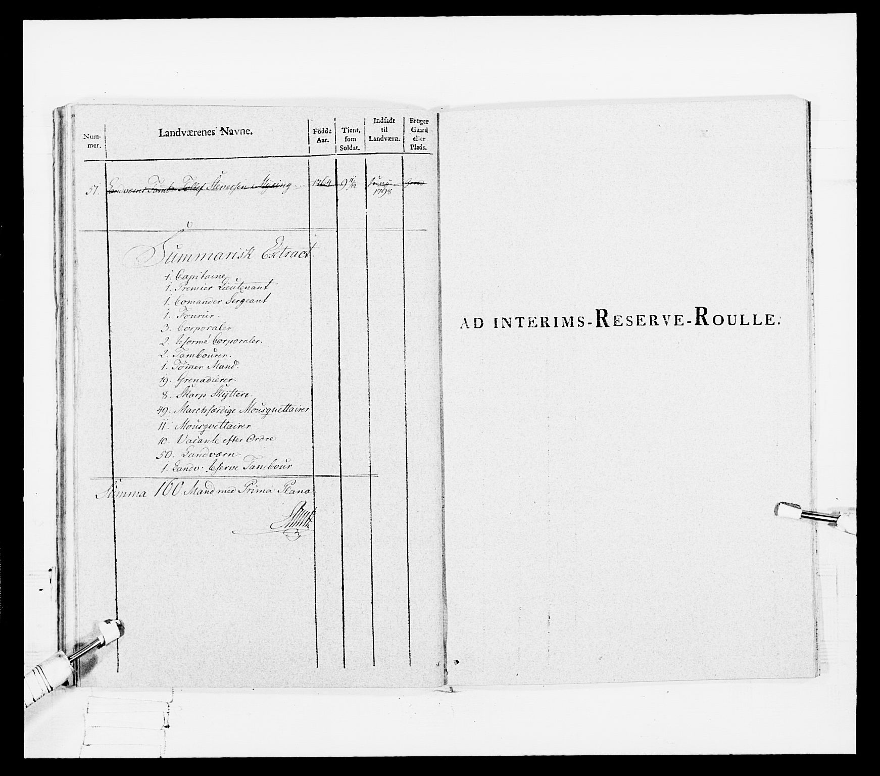Generalitets- og kommissariatskollegiet, Det kongelige norske kommissariatskollegium, AV/RA-EA-5420/E/Eh/L0108: Vesterlenske nasjonale infanteriregiment, 1791-1802, s. 271