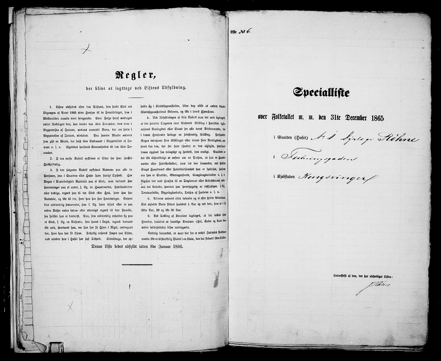 RA, Folketelling 1865 for 0402B Vinger prestegjeld, Kongsvinger kjøpstad, 1865, s. 18