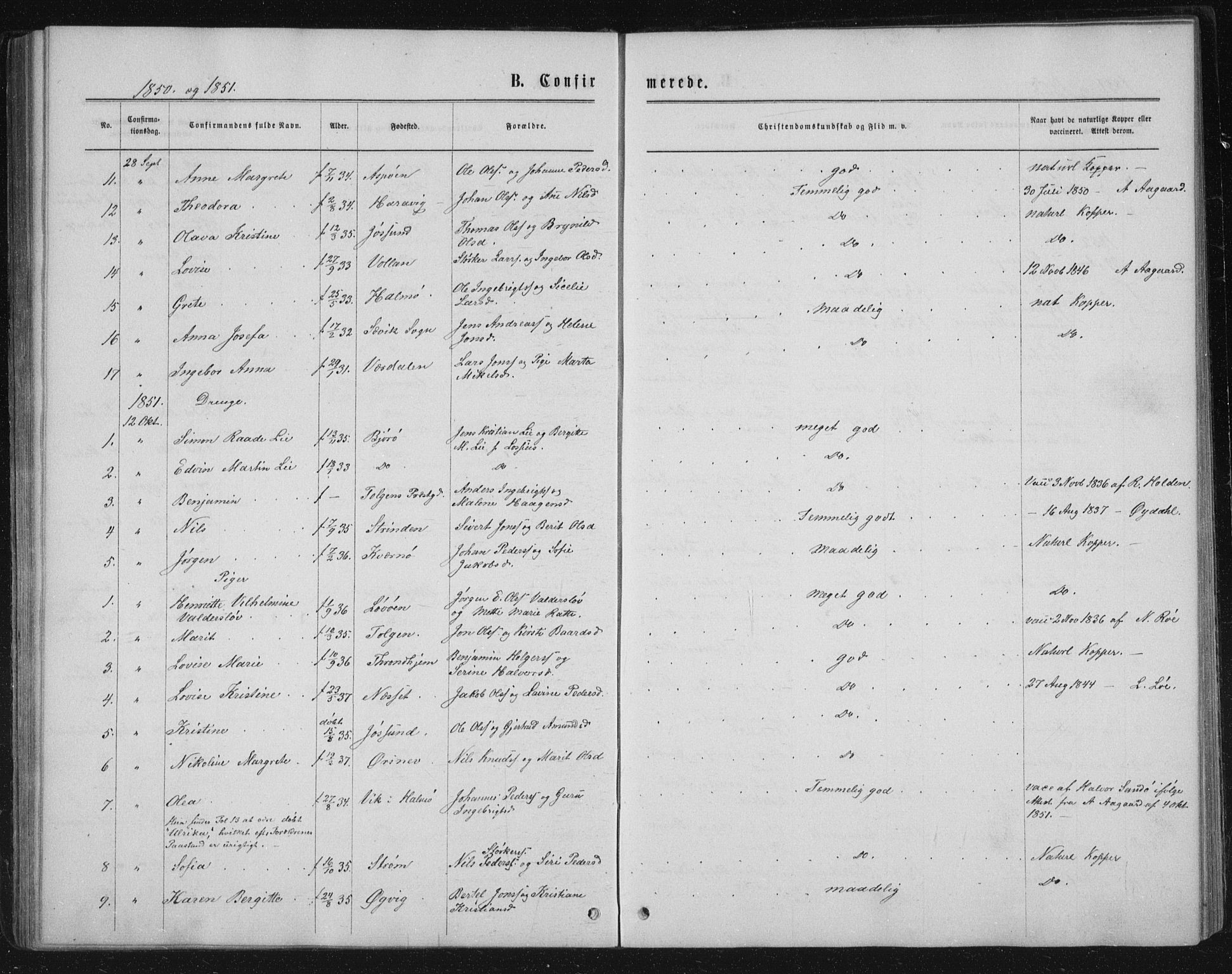 Ministerialprotokoller, klokkerbøker og fødselsregistre - Nord-Trøndelag, SAT/A-1458/771/L0595: Ministerialbok nr. 771A02, 1840-1869