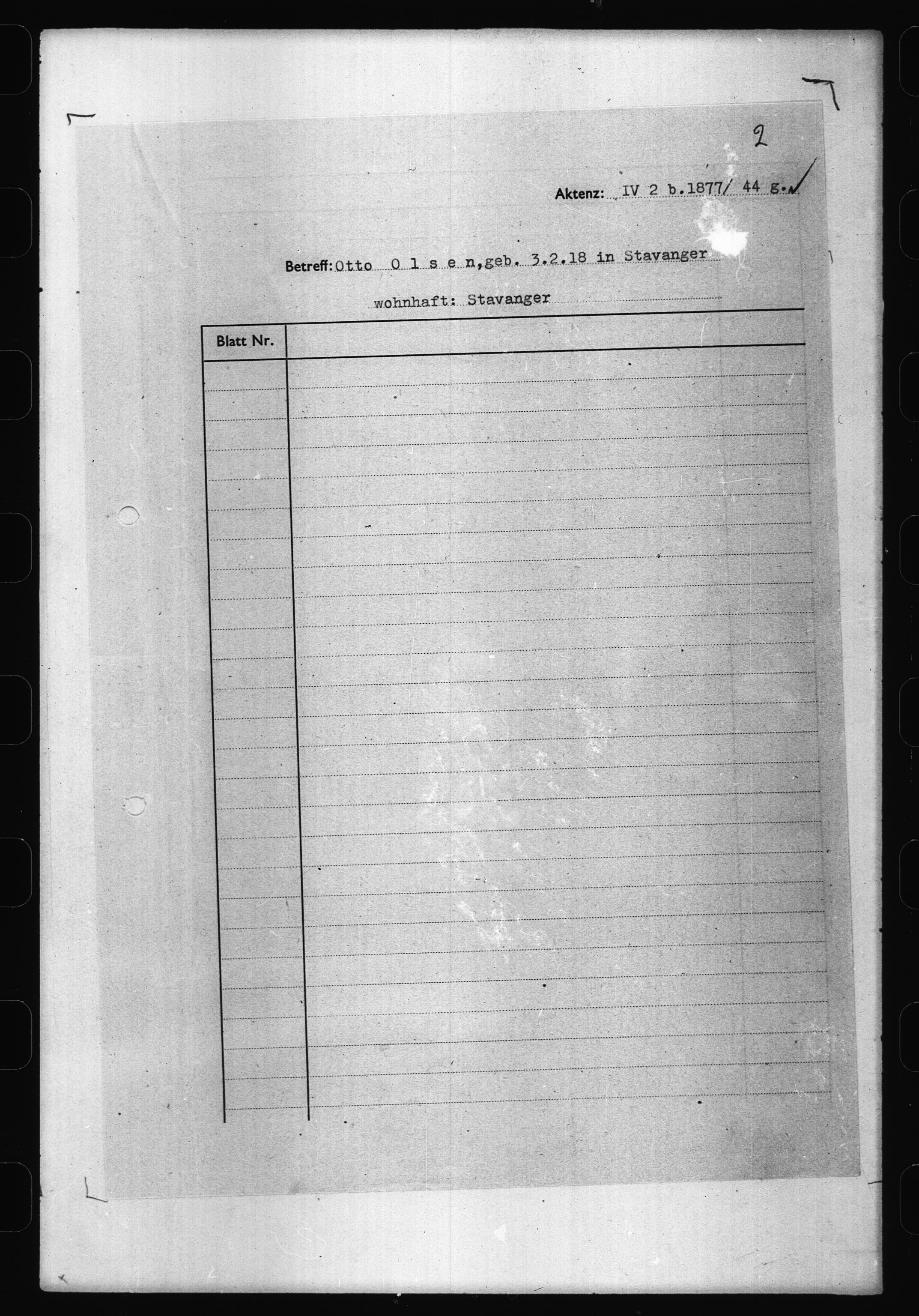 Documents Section, RA/RAFA-2200/V/L0055: Film med LMDC Serial Numbers, 1939-1945, s. 644