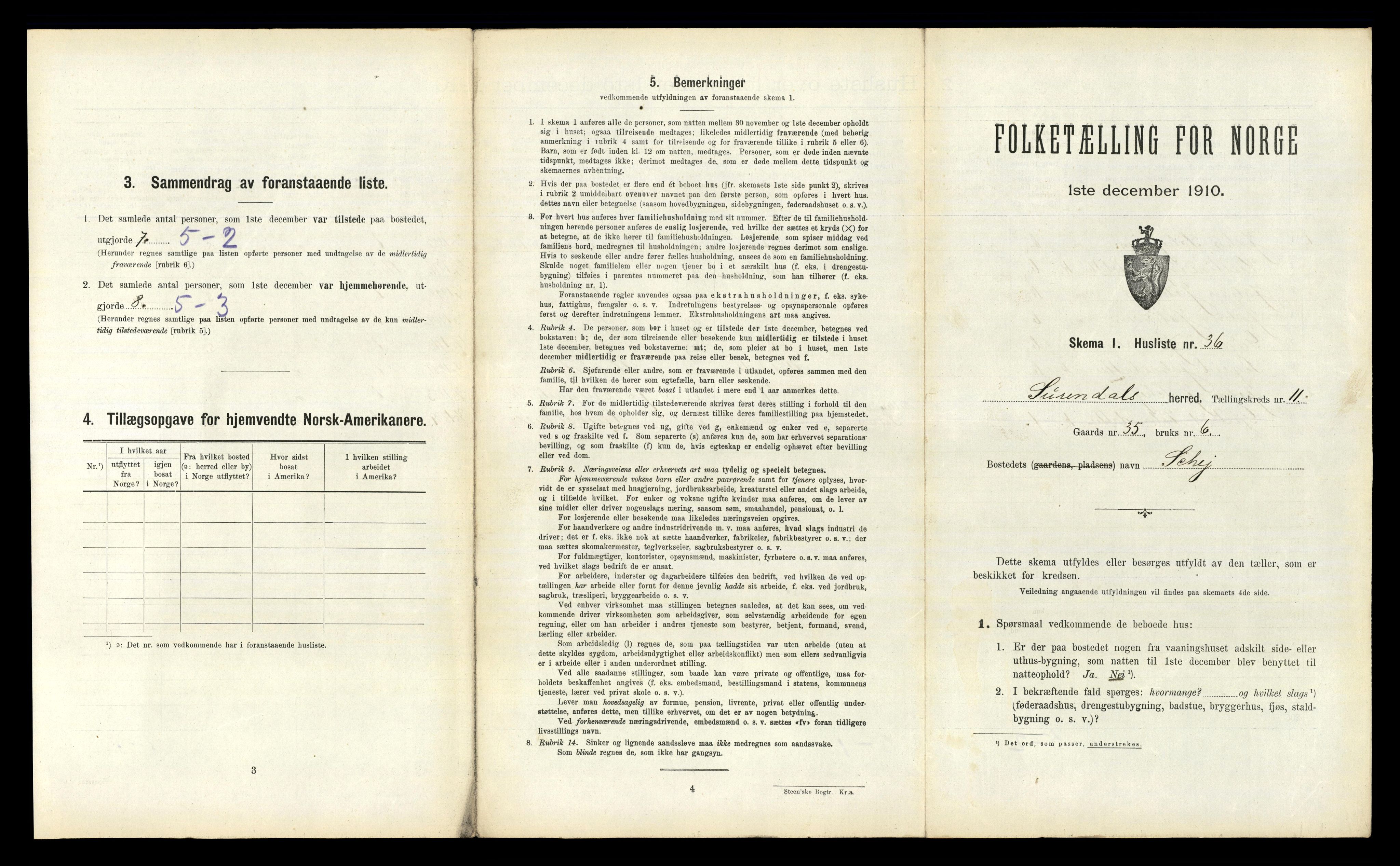 RA, Folketelling 1910 for 1566 Surnadal herred, 1910, s. 775