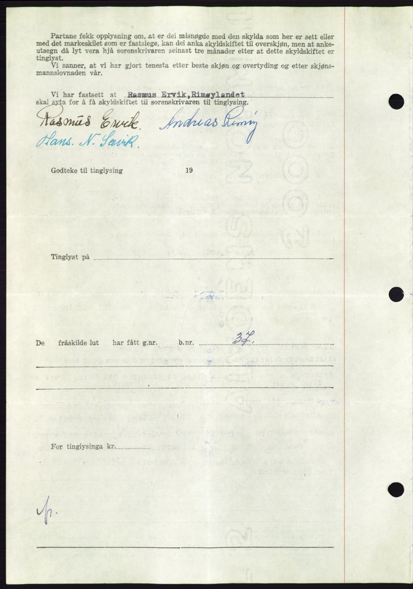 Søre Sunnmøre sorenskriveri, AV/SAT-A-4122/1/2/2C/L0110: Pantebok nr. 36A, 1958-1958, Dagboknr: 1591/1958