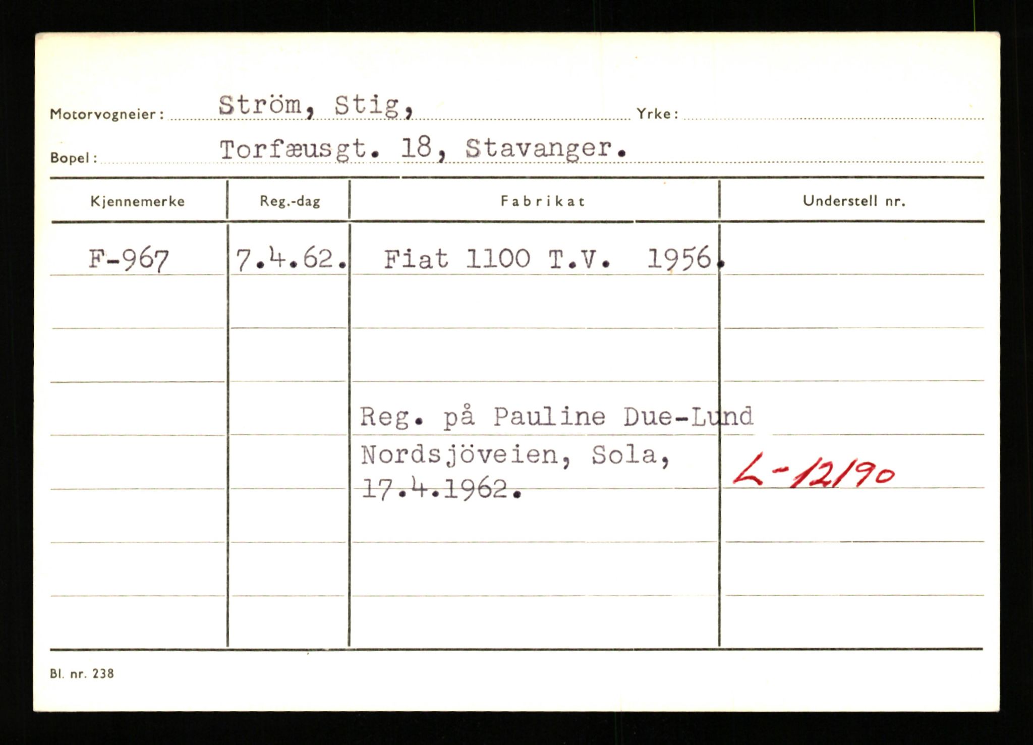 Stavanger trafikkstasjon, AV/SAST-A-101942/0/G/L0001: Registreringsnummer: 0 - 5782, 1930-1971, s. 605