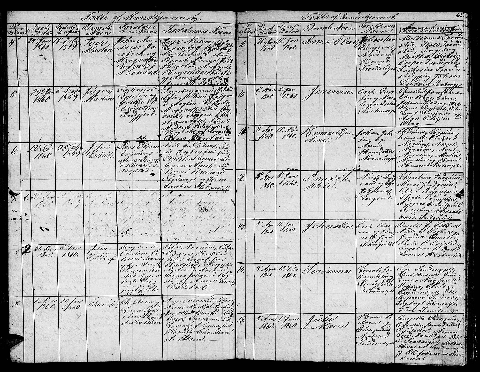Ministerialprotokoller, klokkerbøker og fødselsregistre - Nord-Trøndelag, SAT/A-1458/730/L0299: Klokkerbok nr. 730C02, 1849-1871, s. 60