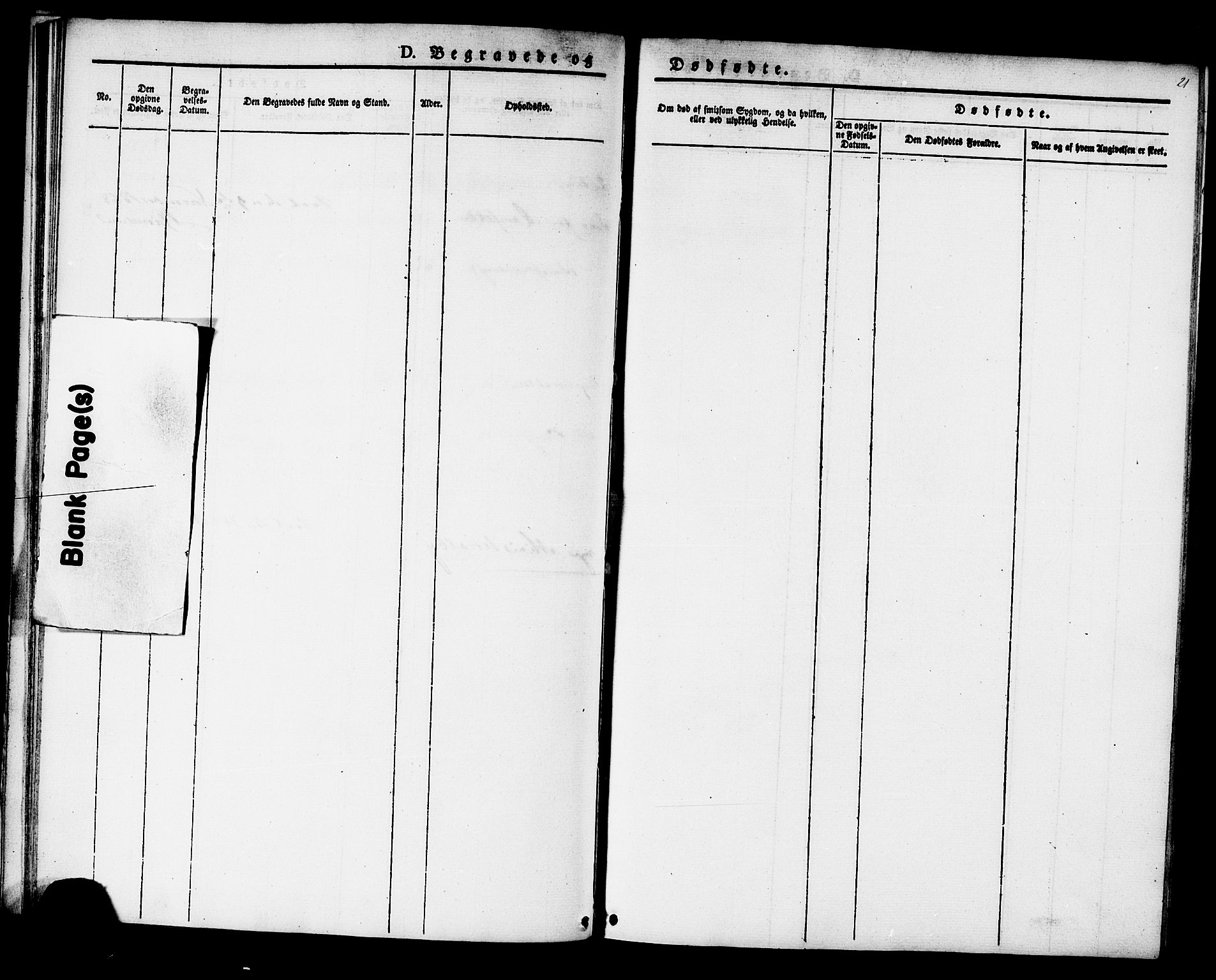 Ministerialprotokoller, klokkerbøker og fødselsregistre - Sør-Trøndelag, AV/SAT-A-1456/624/L0481: Ministerialbok nr. 624A02, 1841-1869, s. 21