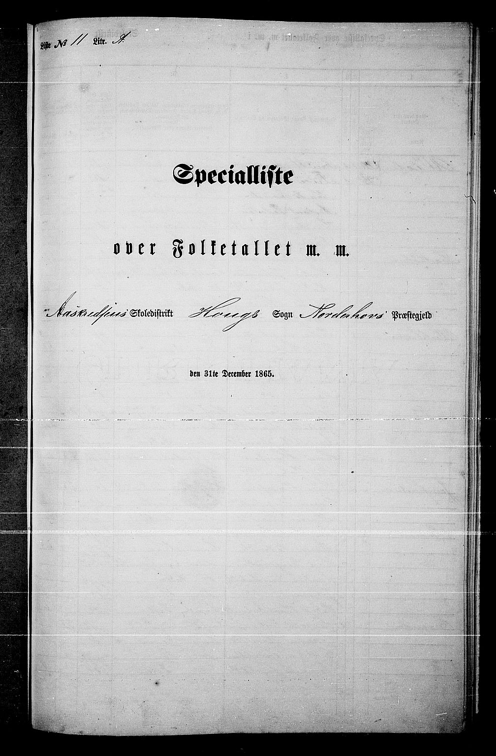 RA, Folketelling 1865 for 0613L Norderhov prestegjeld, Norderhov sokn, Haug sokn og Lunder sokn, 1865, s. 246