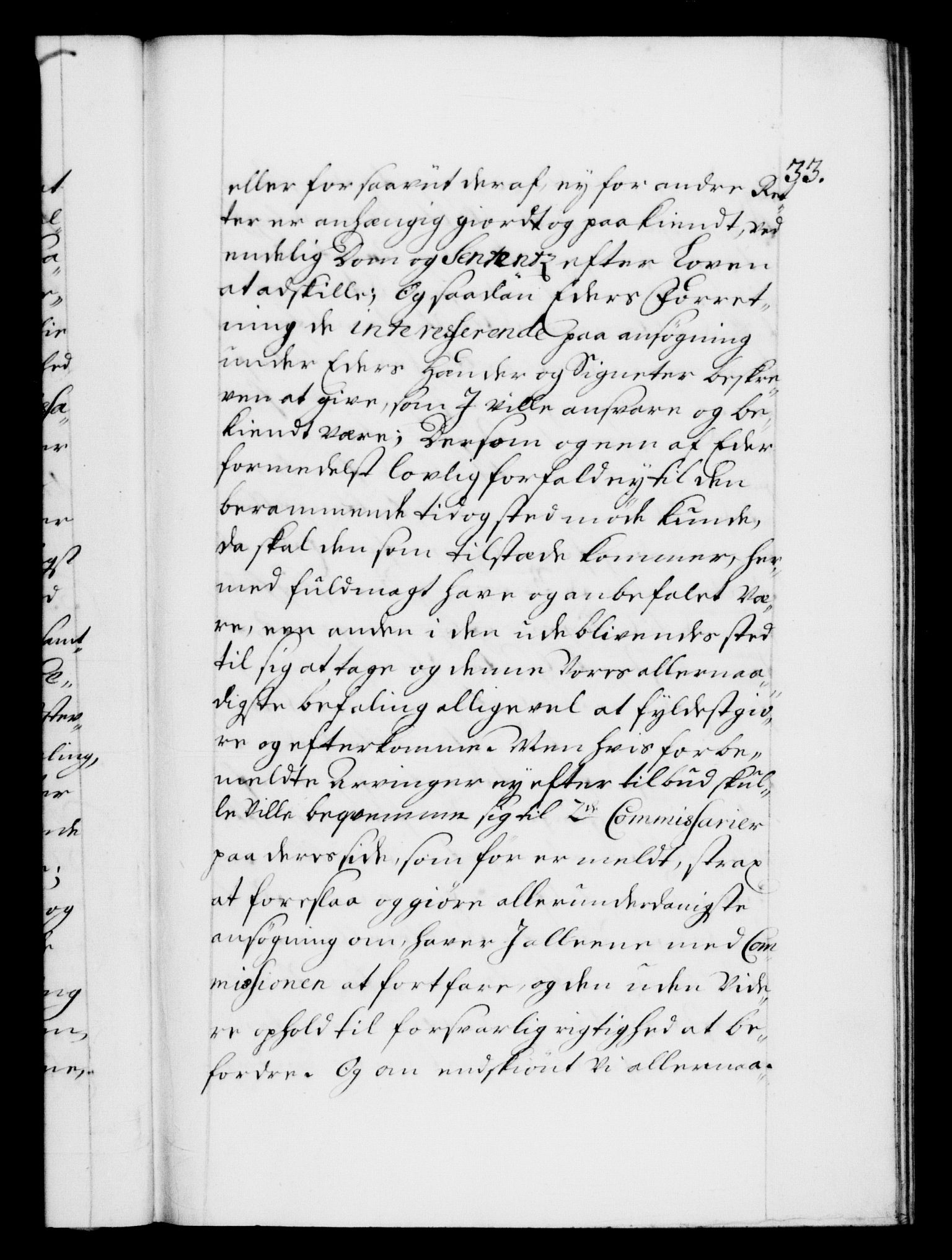 Danske Kanselli 1572-1799, AV/RA-EA-3023/F/Fc/Fca/Fcab/L0021: Norske tegnelser, 1719-1721, s. 33a