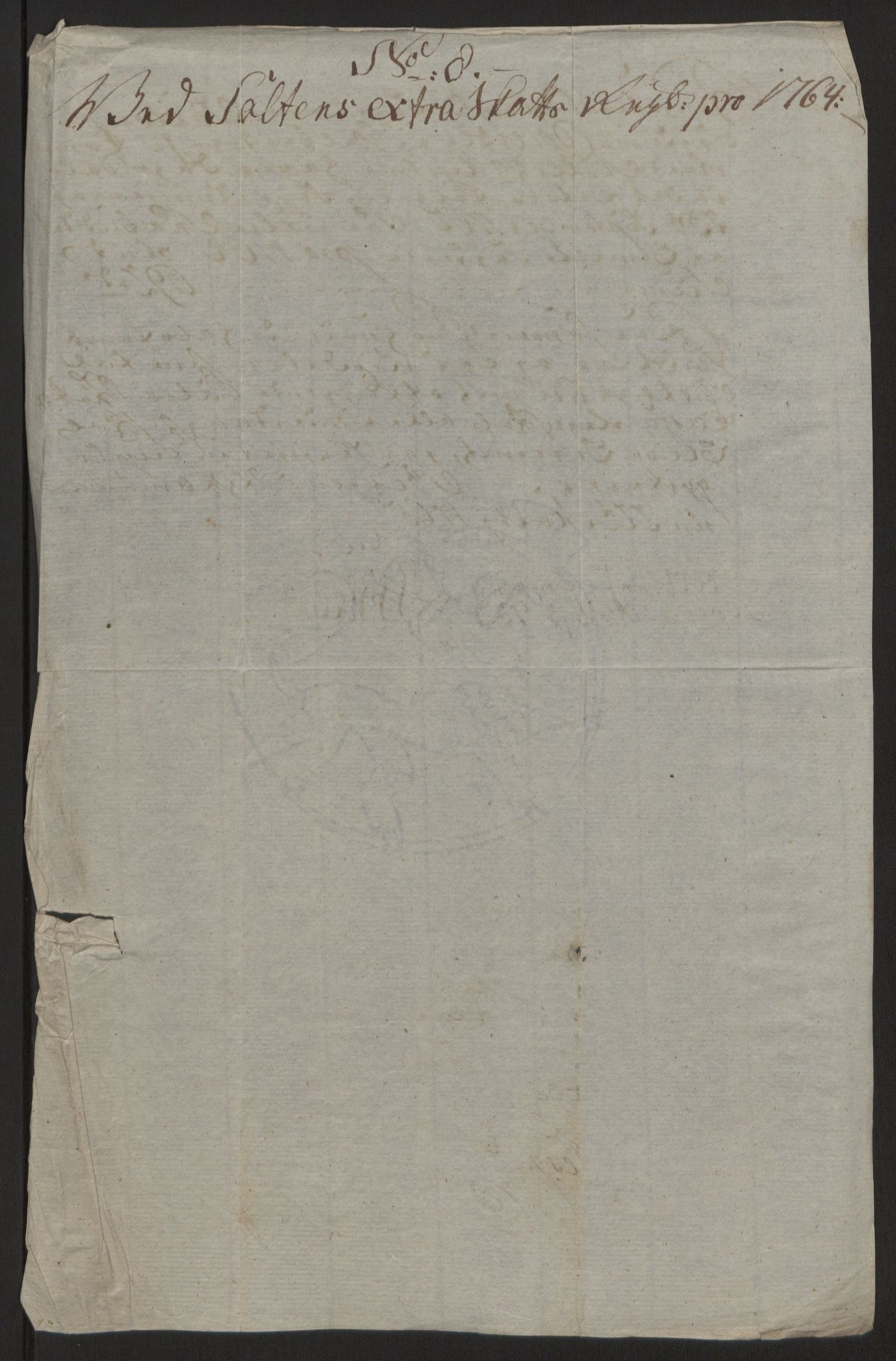 Rentekammeret inntil 1814, Reviderte regnskaper, Fogderegnskap, AV/RA-EA-4092/R66/L4670: Ekstraskatten Salten, 1762-1764, s. 404