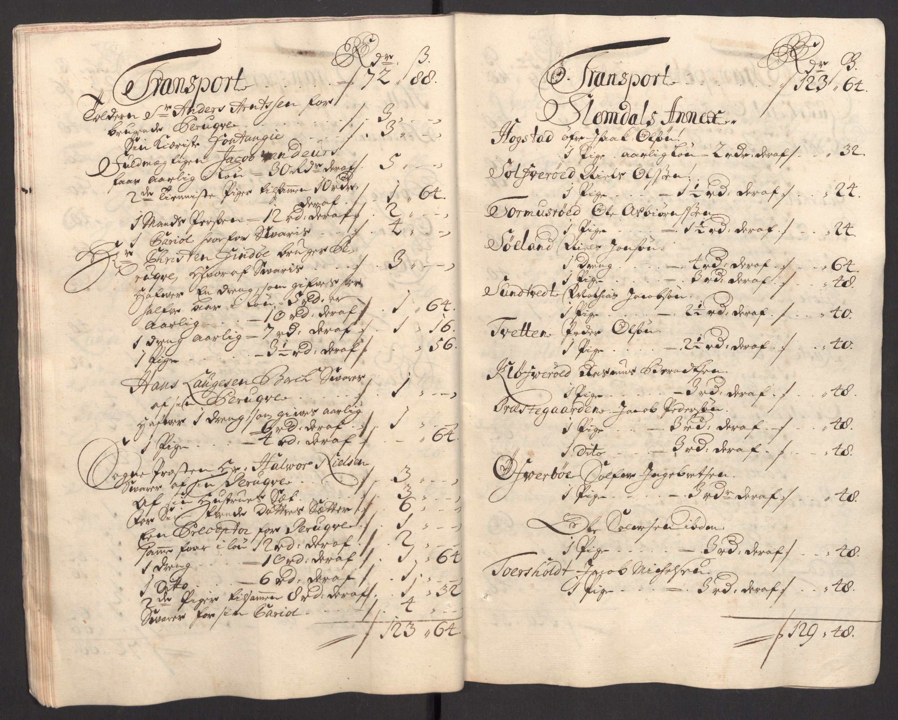 Rentekammeret inntil 1814, Reviderte regnskaper, Fogderegnskap, RA/EA-4092/R36/L2121: Fogderegnskap Øvre og Nedre Telemark og Bamble, 1711, s. 481