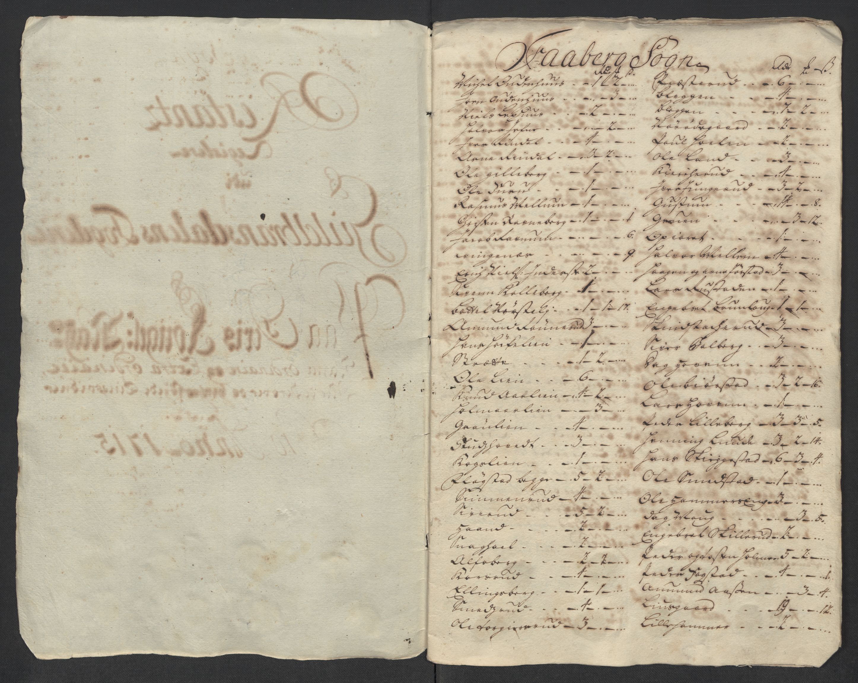 Rentekammeret inntil 1814, Reviderte regnskaper, Fogderegnskap, AV/RA-EA-4092/R17/L1184: Fogderegnskap Gudbrandsdal, 1715, s. 289