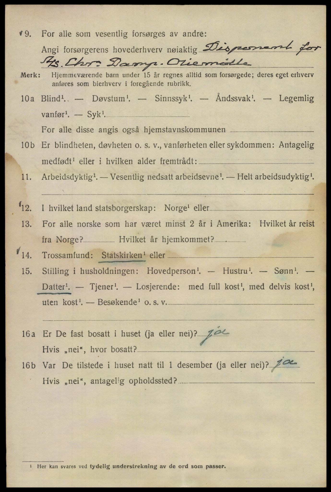 SAO, Folketelling 1920 for 0301 Kristiania kjøpstad, 1920, s. 218344