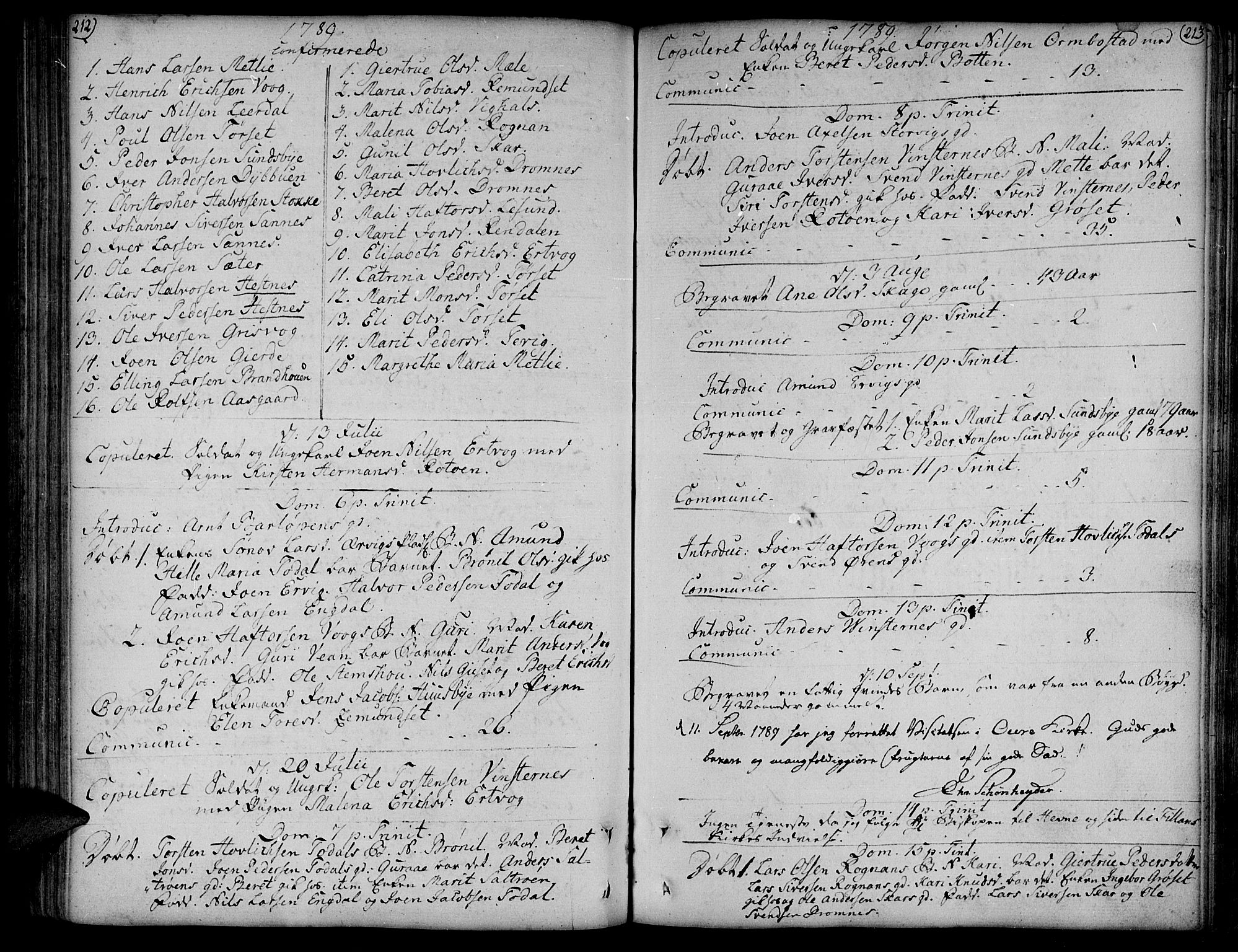 Ministerialprotokoller, klokkerbøker og fødselsregistre - Møre og Romsdal, AV/SAT-A-1454/578/L0902: Ministerialbok nr. 578A01, 1772-1819, s. 212-213