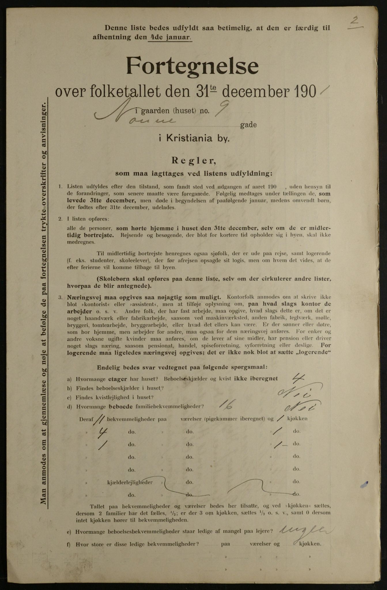 OBA, Kommunal folketelling 31.12.1901 for Kristiania kjøpstad, 1901, s. 10963