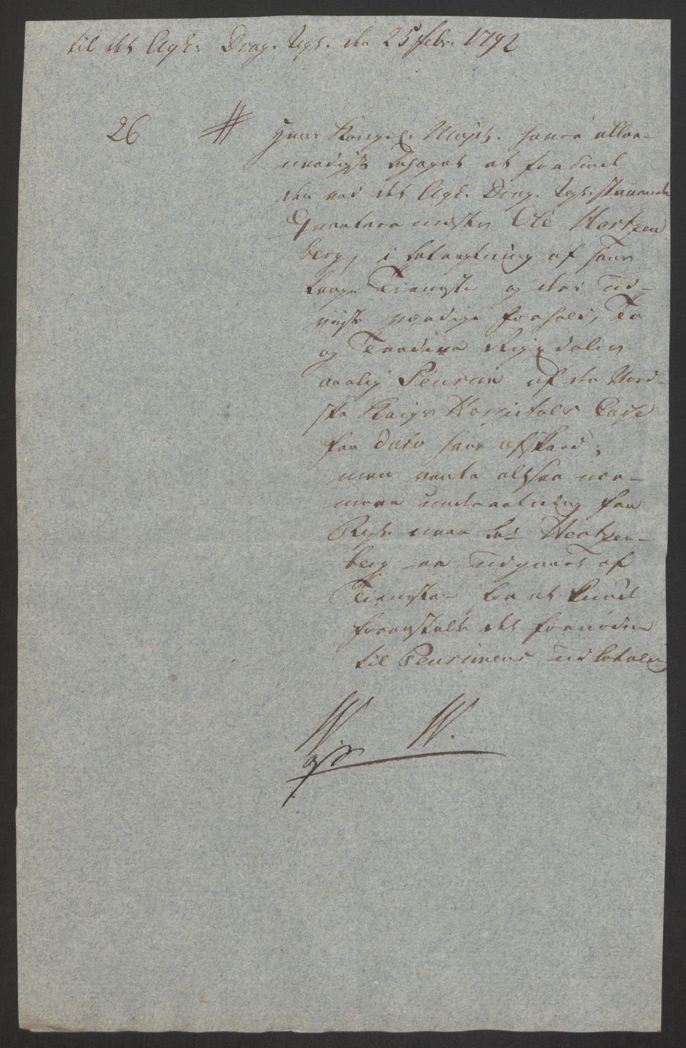 Forsvaret, Den norske kvesthuskasse/krigshospitalkasse, AV/RA-RAFA-1887/F/Fa/L0008: Konsepter, 1790-1793, s. 768