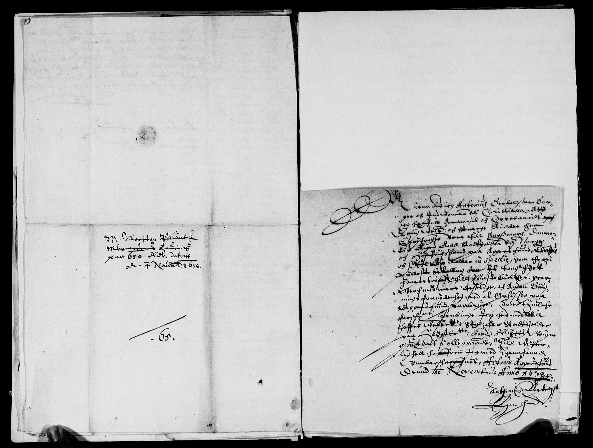 Rentekammeret inntil 1814, Reviderte regnskaper, Lensregnskaper, AV/RA-EA-5023/R/Rb/Rba/L0142: Akershus len, 1638-1639
