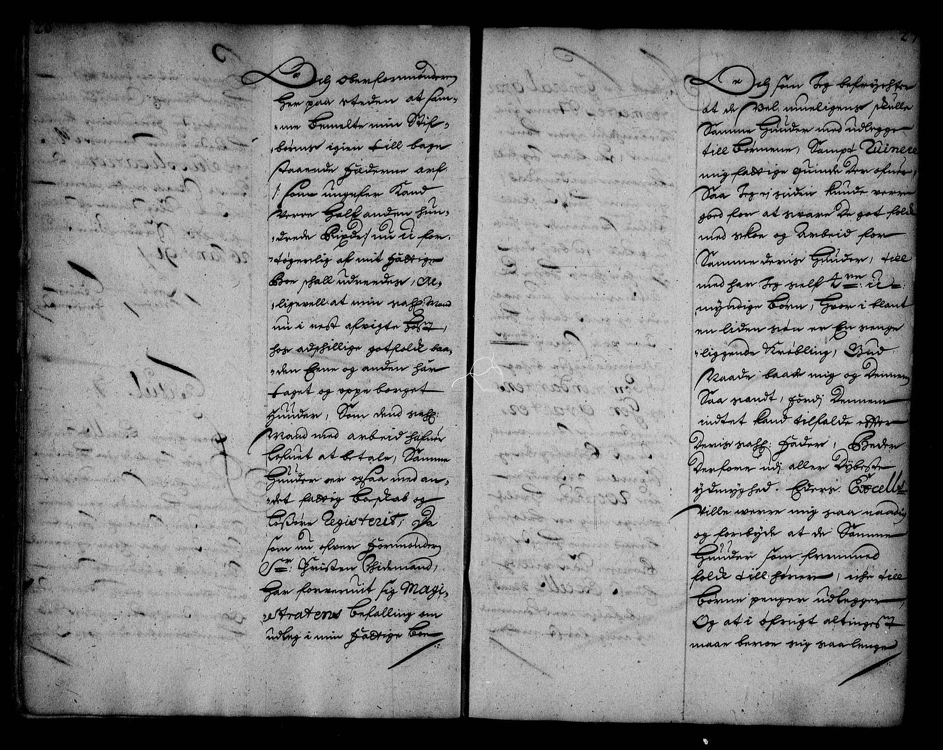 Stattholderembetet 1572-1771, AV/RA-EA-2870/Ae/L0008: Supplikasjons- og resolusjonsprotokoll, 1691, s. 26-27