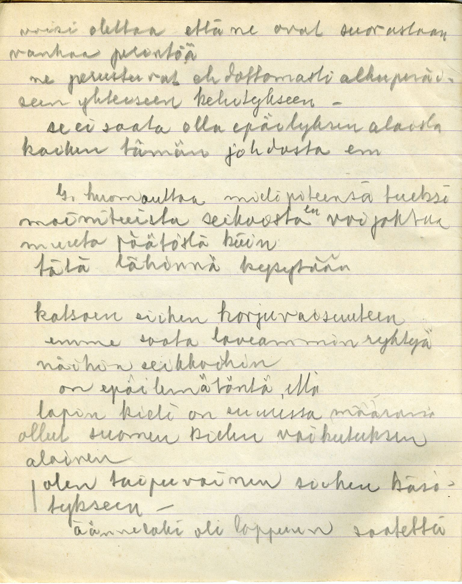 Johan Beronkas testamentariske gave, FMFB/A-1098/G/L0020: Notatbok om Nesseby–lappisk / Nesseby-dialekten (5 stykker), s. 140