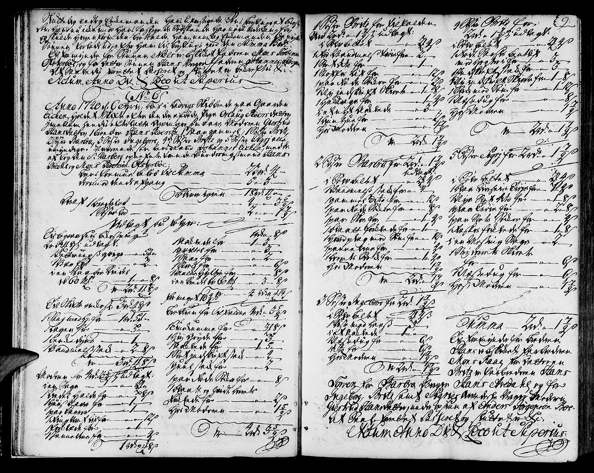 Ytre Sogn tingrett, AV/SAB-A-2601/1/H/Ha/L0006a: Skifteprotokoll, 1740-1743, s. 8b-9a