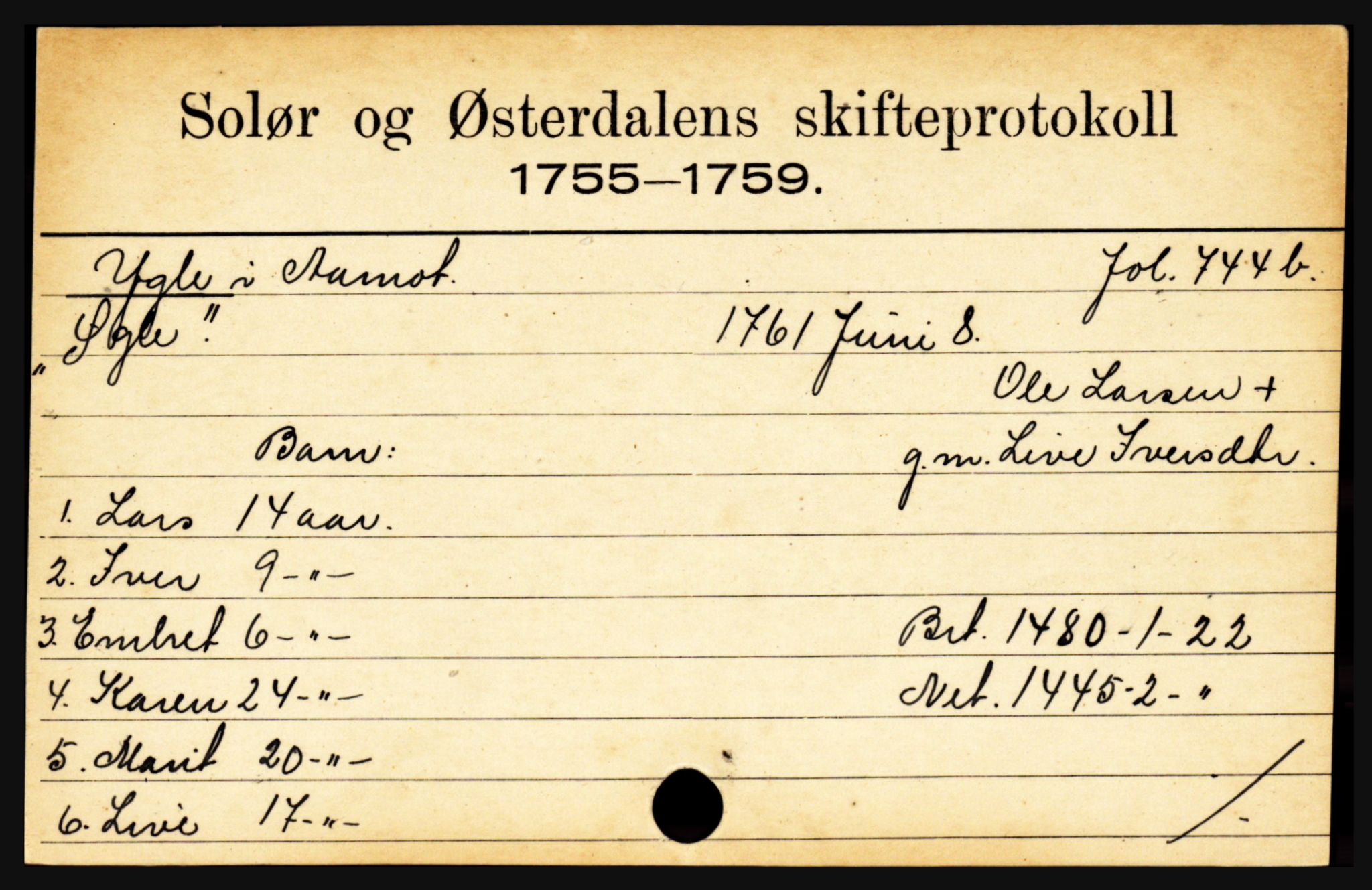 Solør og Østerdalen sorenskriveri, SAH/TING-024/J, 1716-1774, s. 7161
