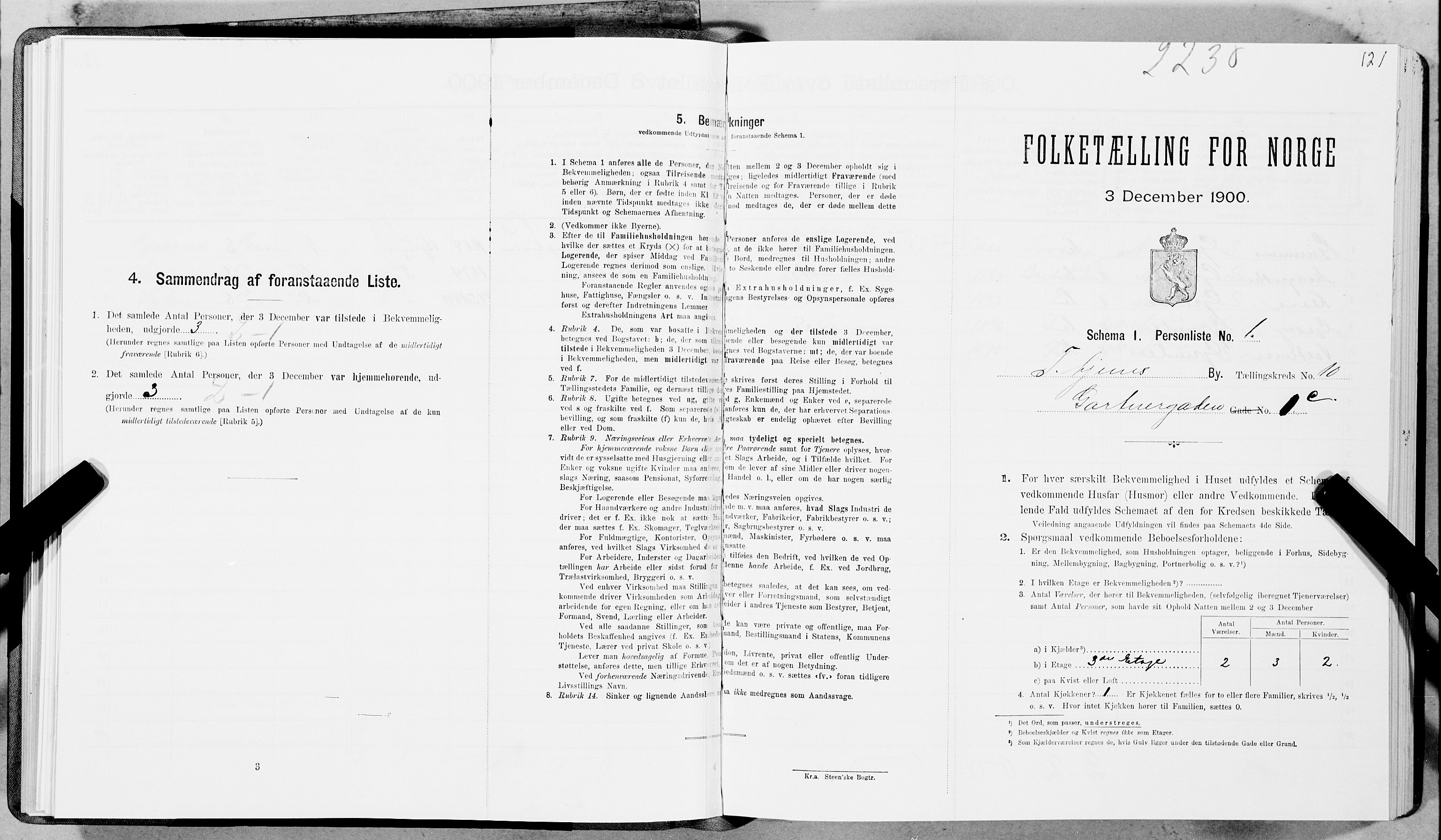 SAT, Folketelling 1900 for 1601 Trondheim kjøpstad, 1900, s. 1606