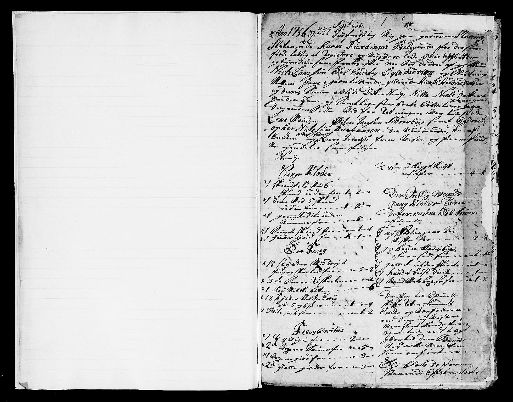 Helgeland sorenskriveri, AV/SAT-A-0004/3/3A/L0036: Konseptprotokoll 21, 1756, s. 0b-1a