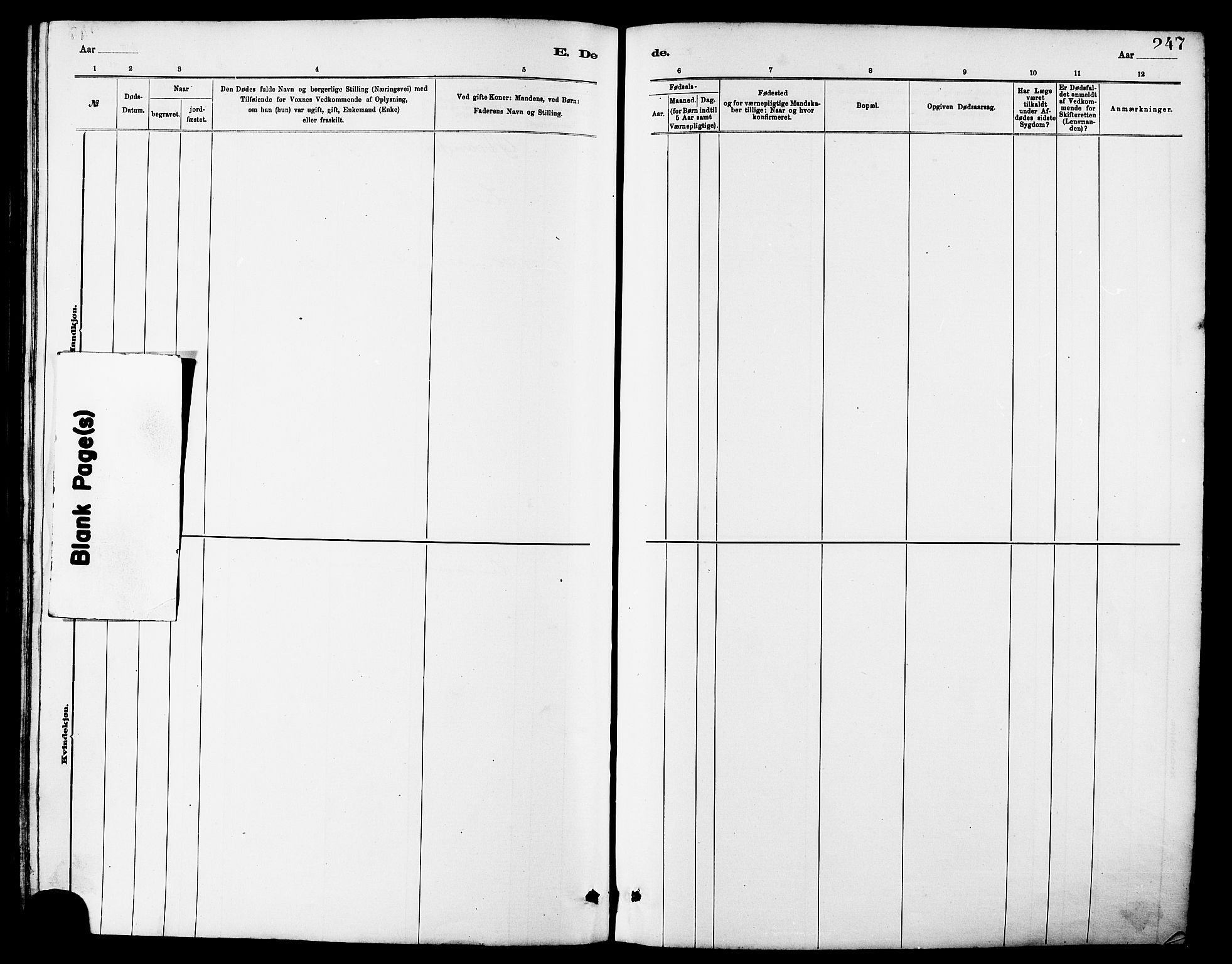 Ministerialprotokoller, klokkerbøker og fødselsregistre - Møre og Romsdal, AV/SAT-A-1454/502/L0027: Klokkerbok nr. 502C01, 1878-1908, s. 247