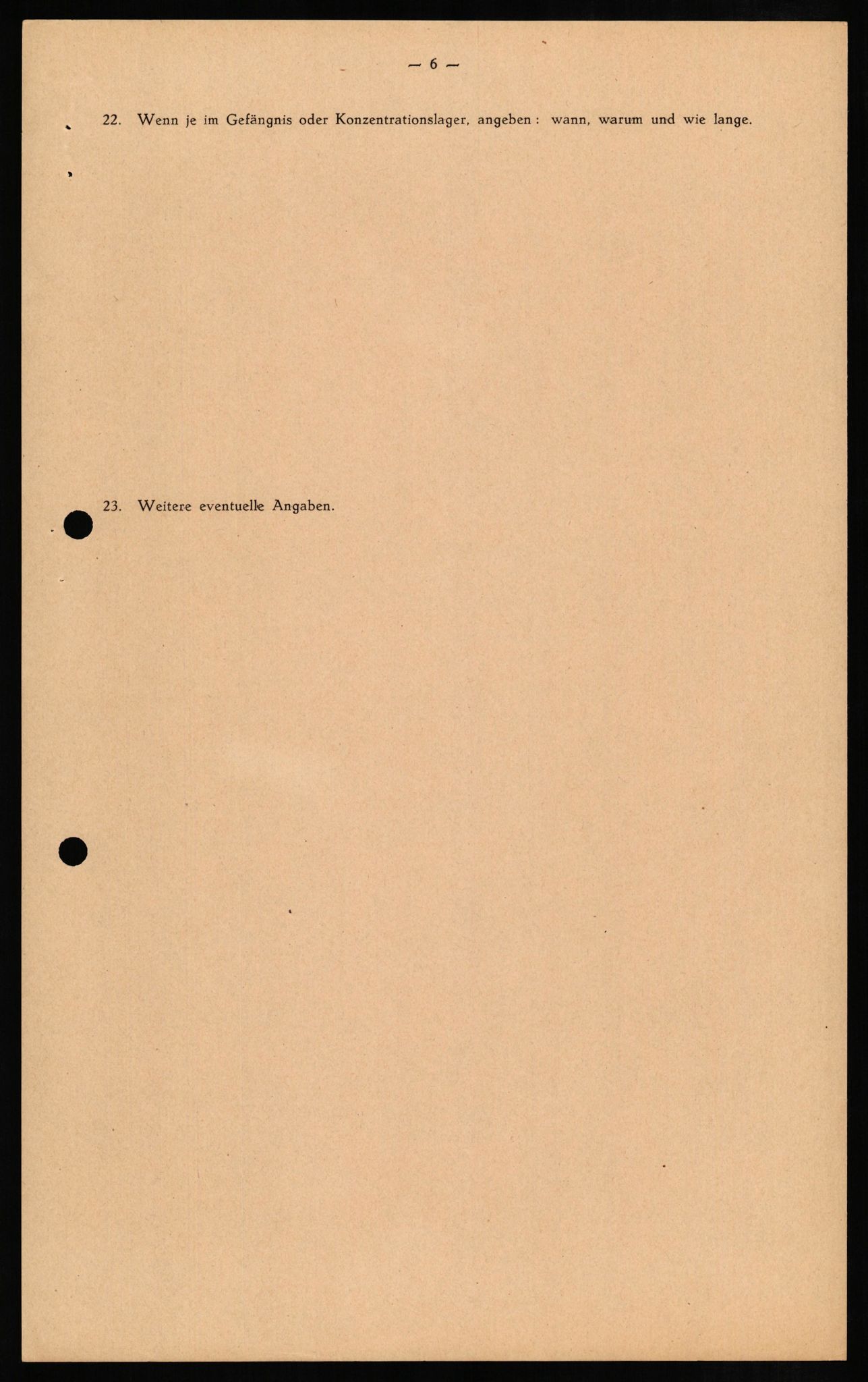 Forsvaret, Forsvarets overkommando II, AV/RA-RAFA-3915/D/Db/L0011: CI Questionaires. Tyske okkupasjonsstyrker i Norge. Tyskere., 1945-1946, s. 109