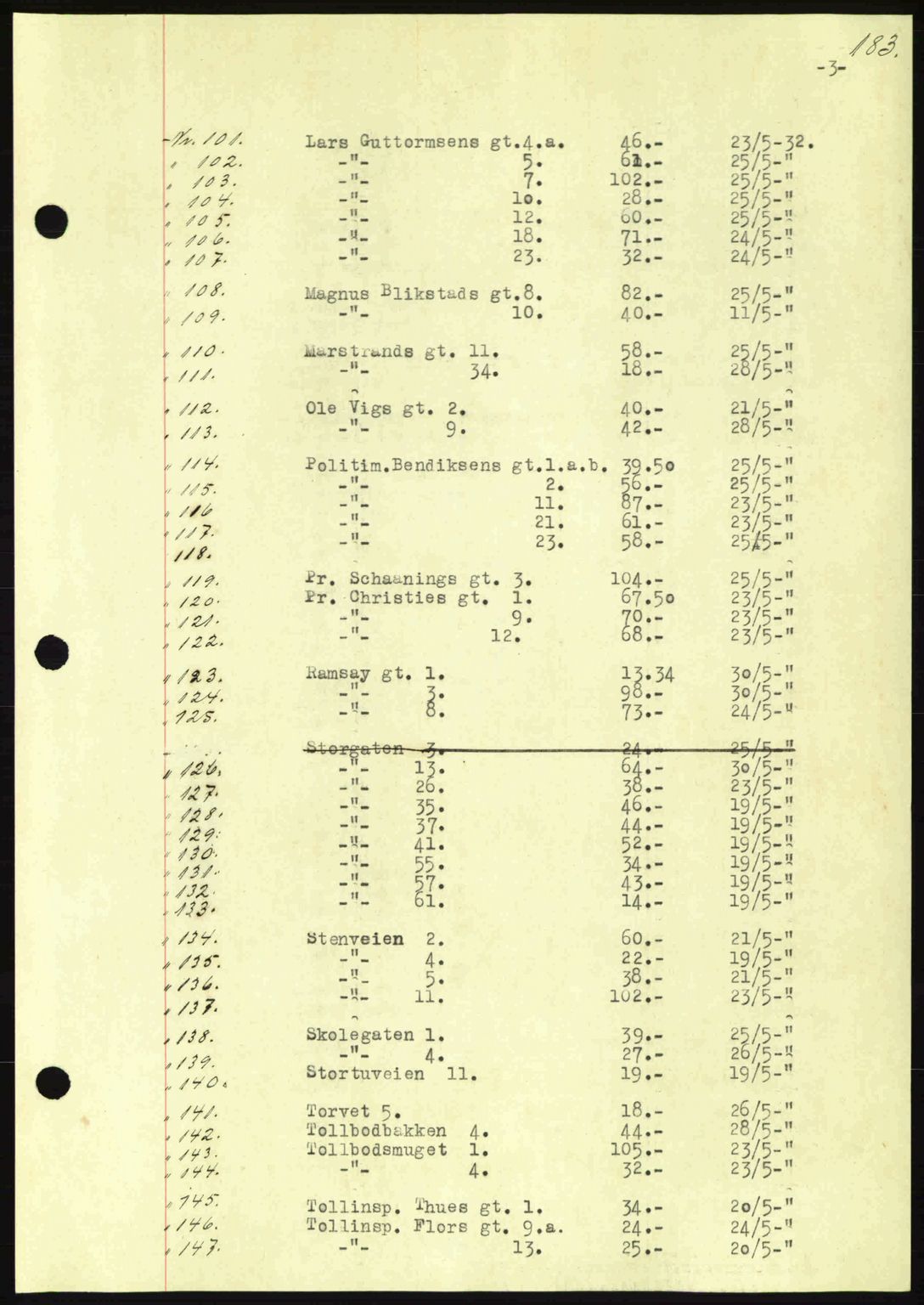 Kristiansund byfogd, AV/SAT-A-4587/A/27: Pantebok nr. 26, 1931-1933, Tingl.dato: 31.05.1932